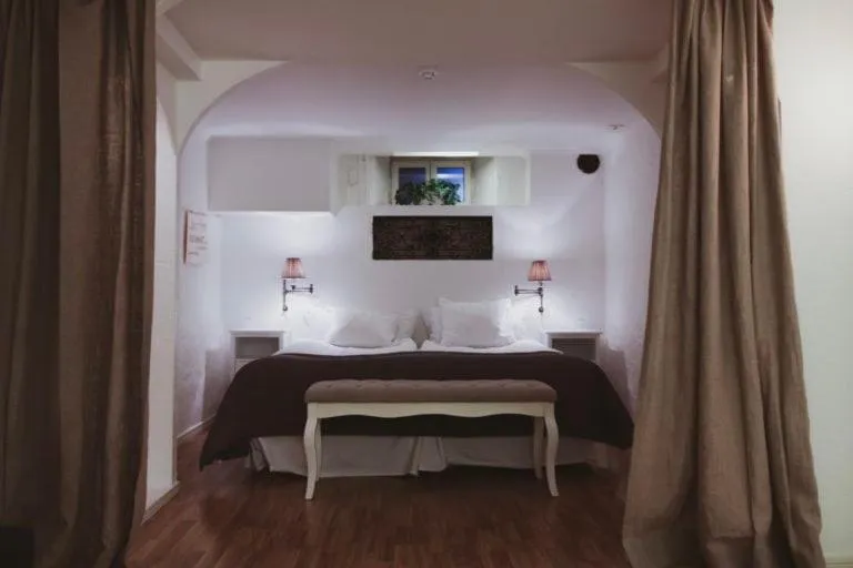 Bed in Hotell Villa Borgen