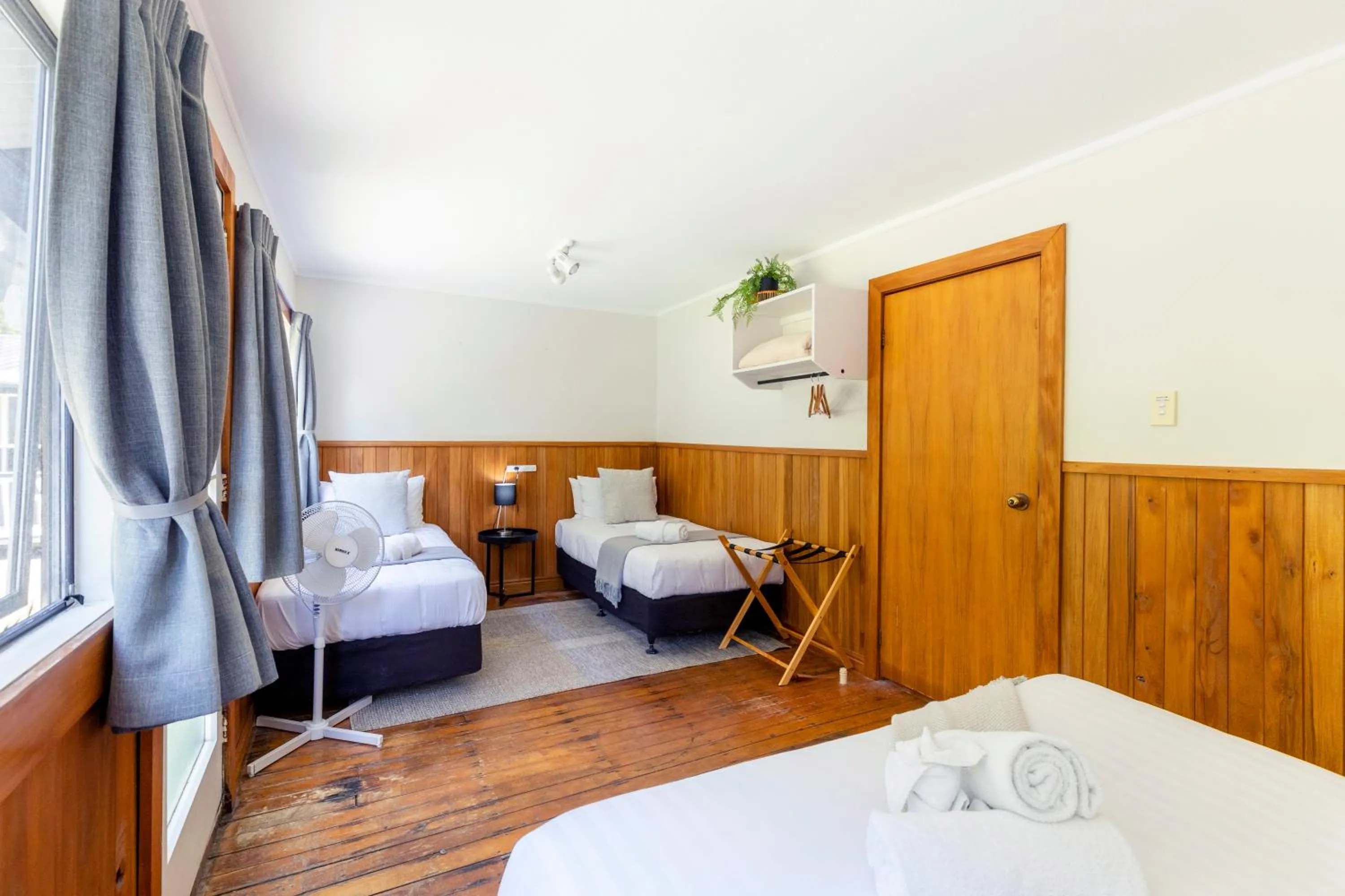 Bed in Punakaiki Beachfront Motels