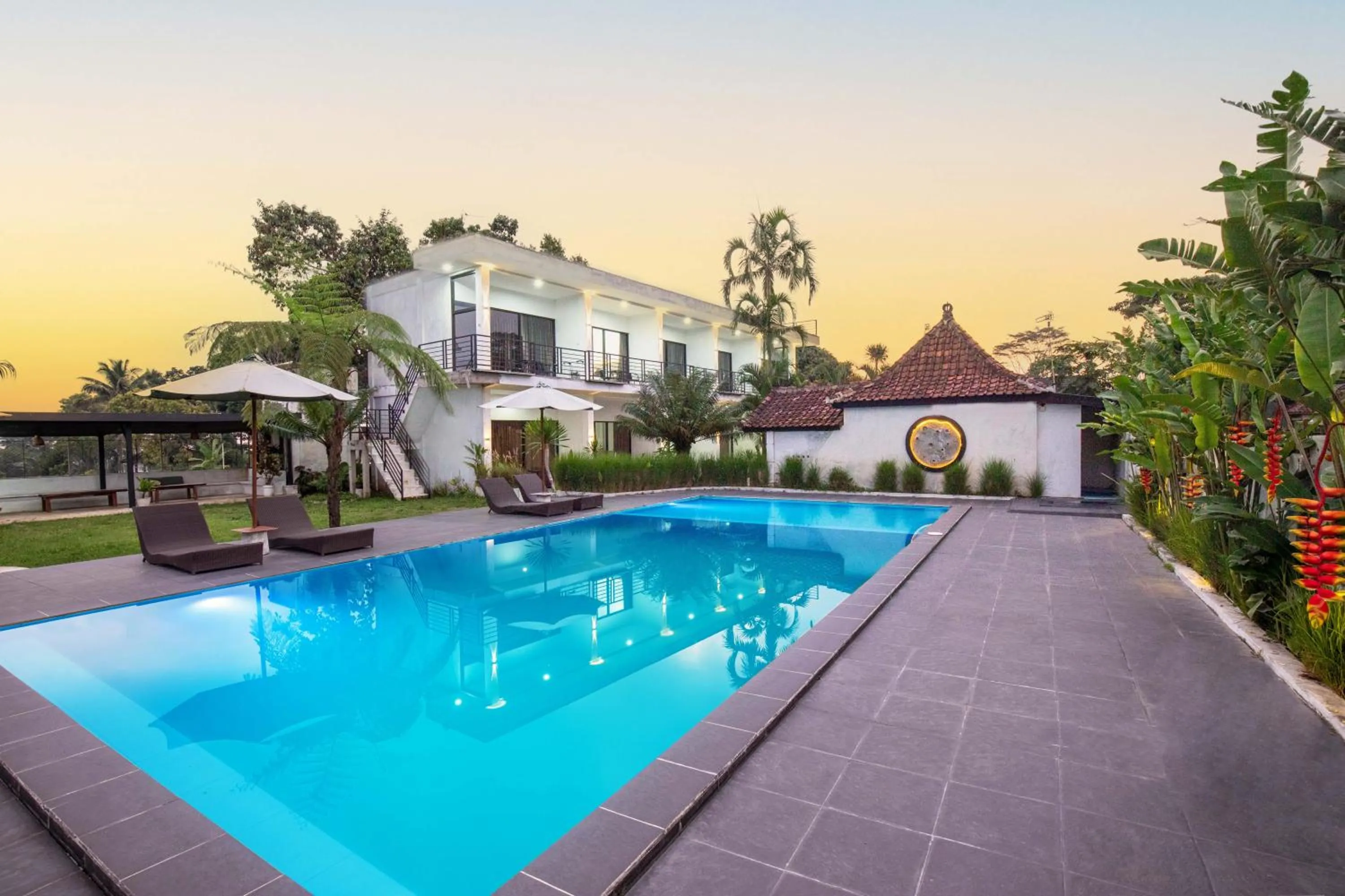 Property building in Pondok Tetebatu Cottages and Cafe