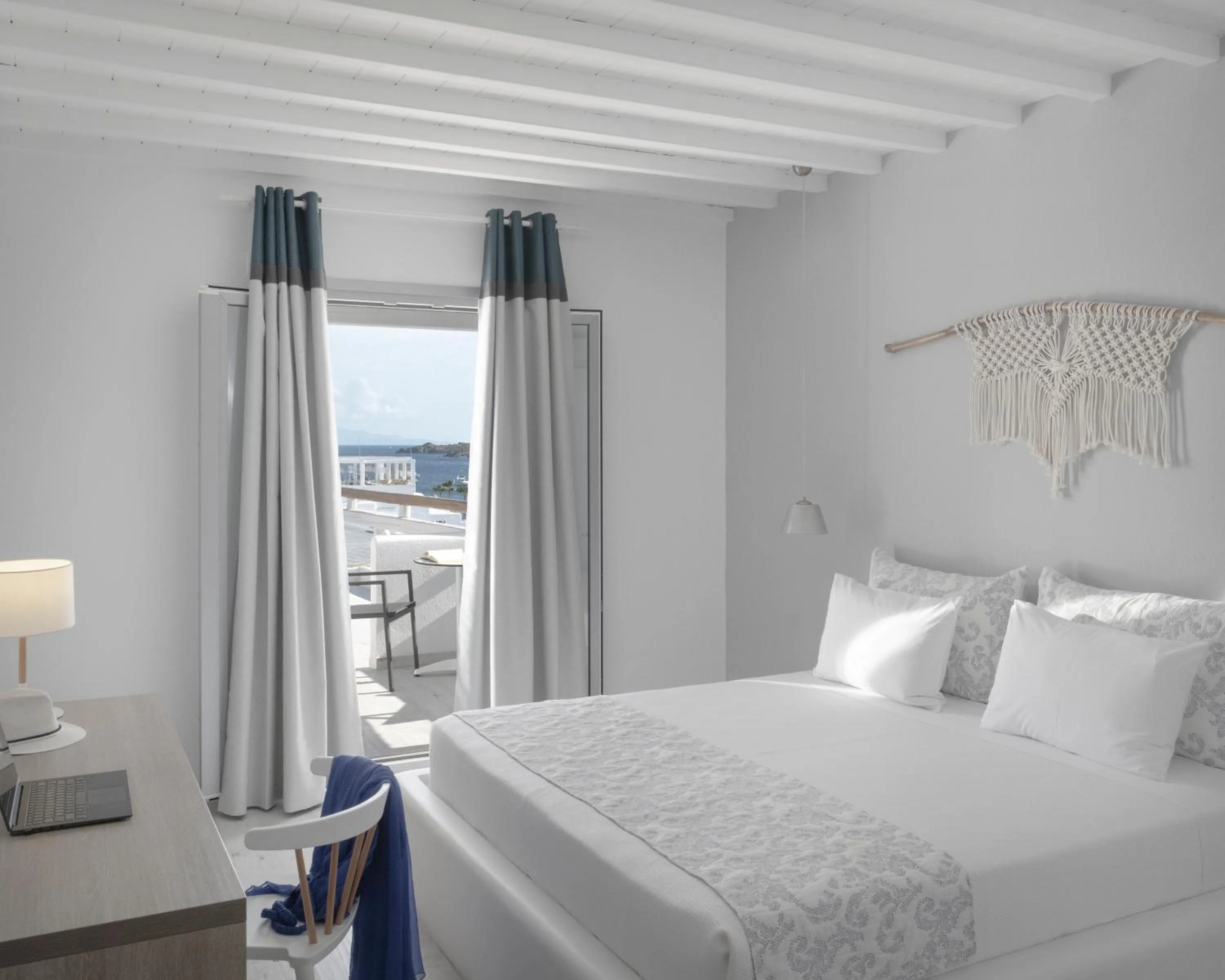 Sea view, Bed in Mykonos Essence Adults Only
