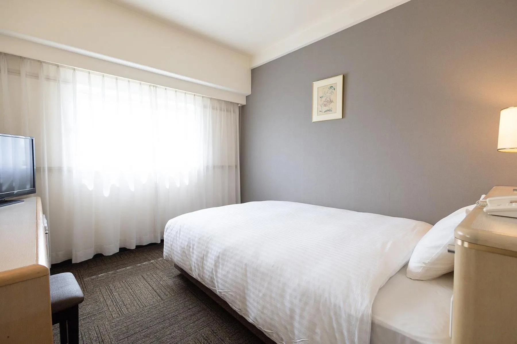 Photo of the whole room, Bed in Tottori Washington Hotel Plaza