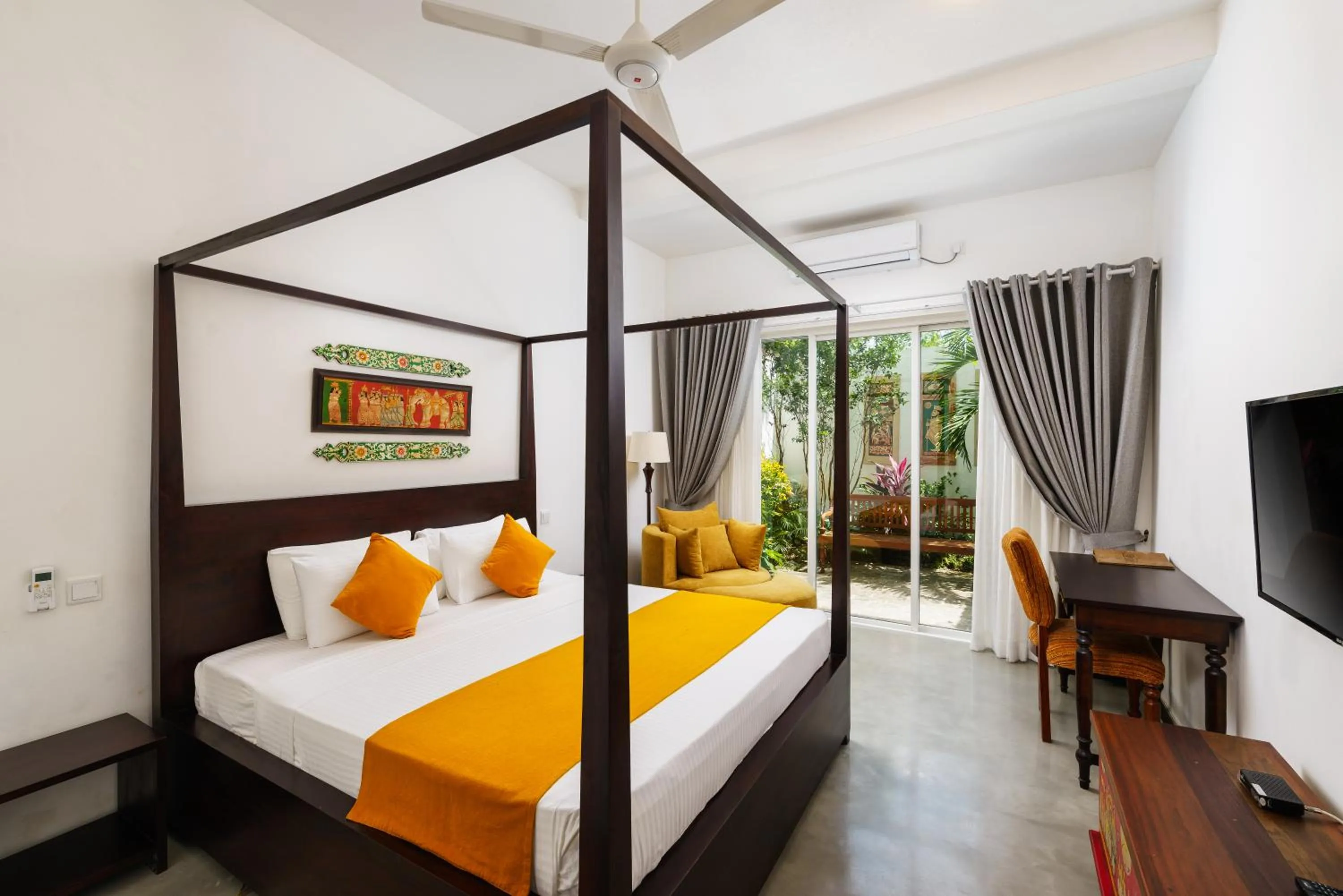 Bed in Angam Villas Colombo