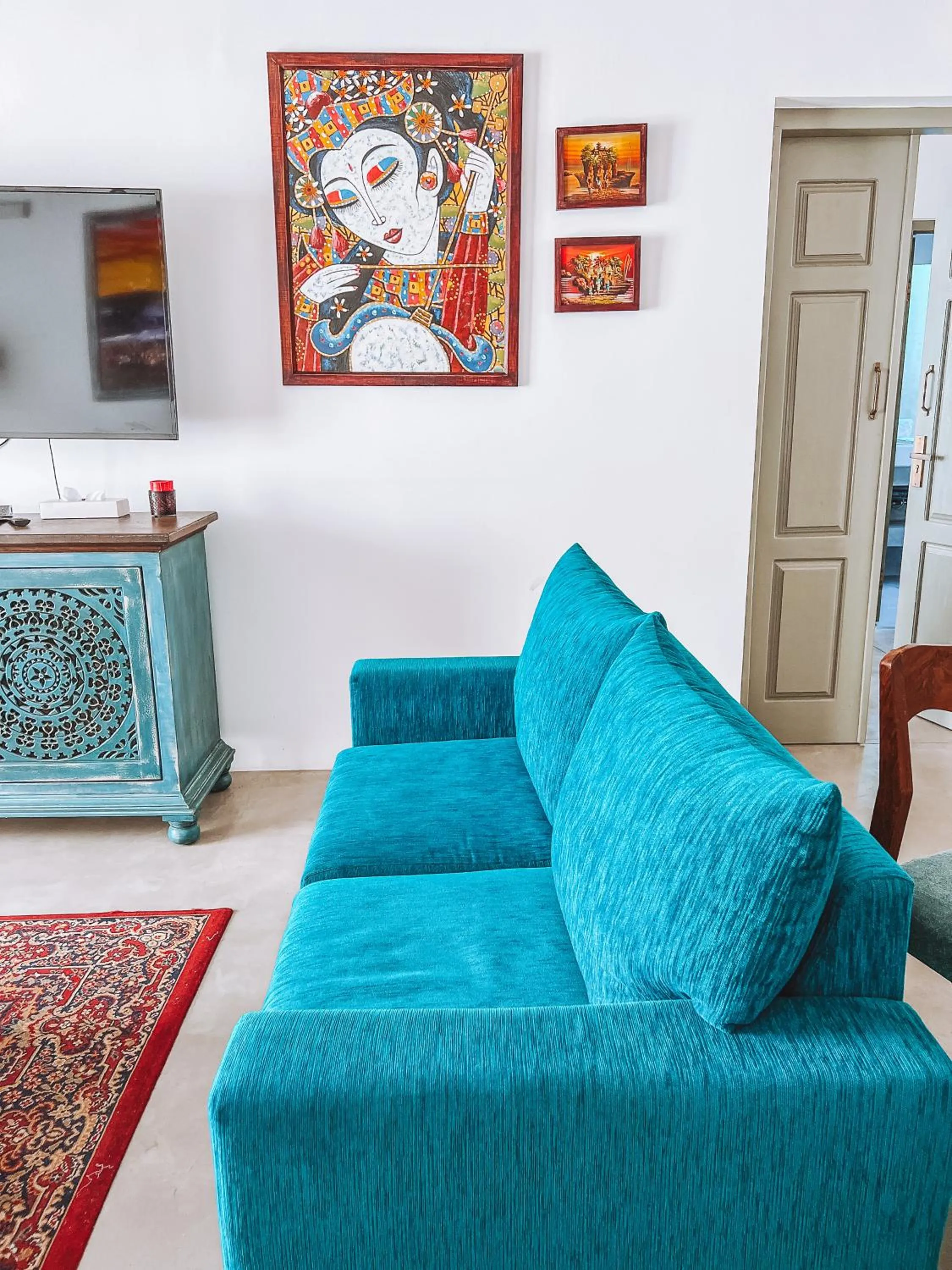 Living room in Angam Villas Colombo