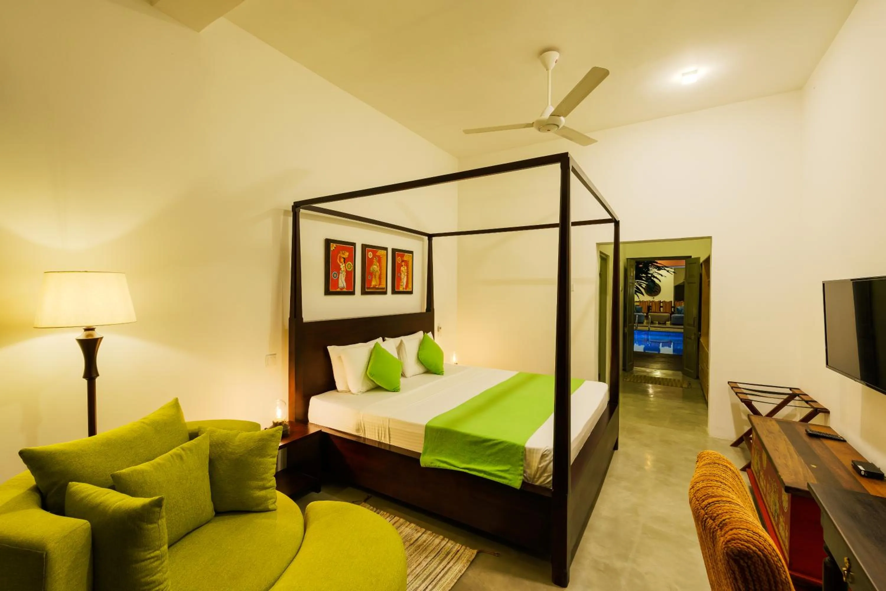 Bedroom, Bed in Angam Villas Colombo