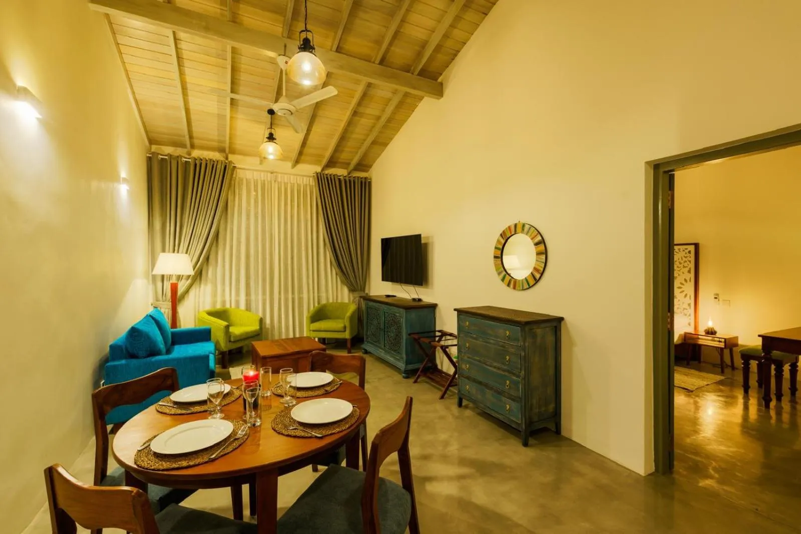 Living room in Angam Villas Colombo