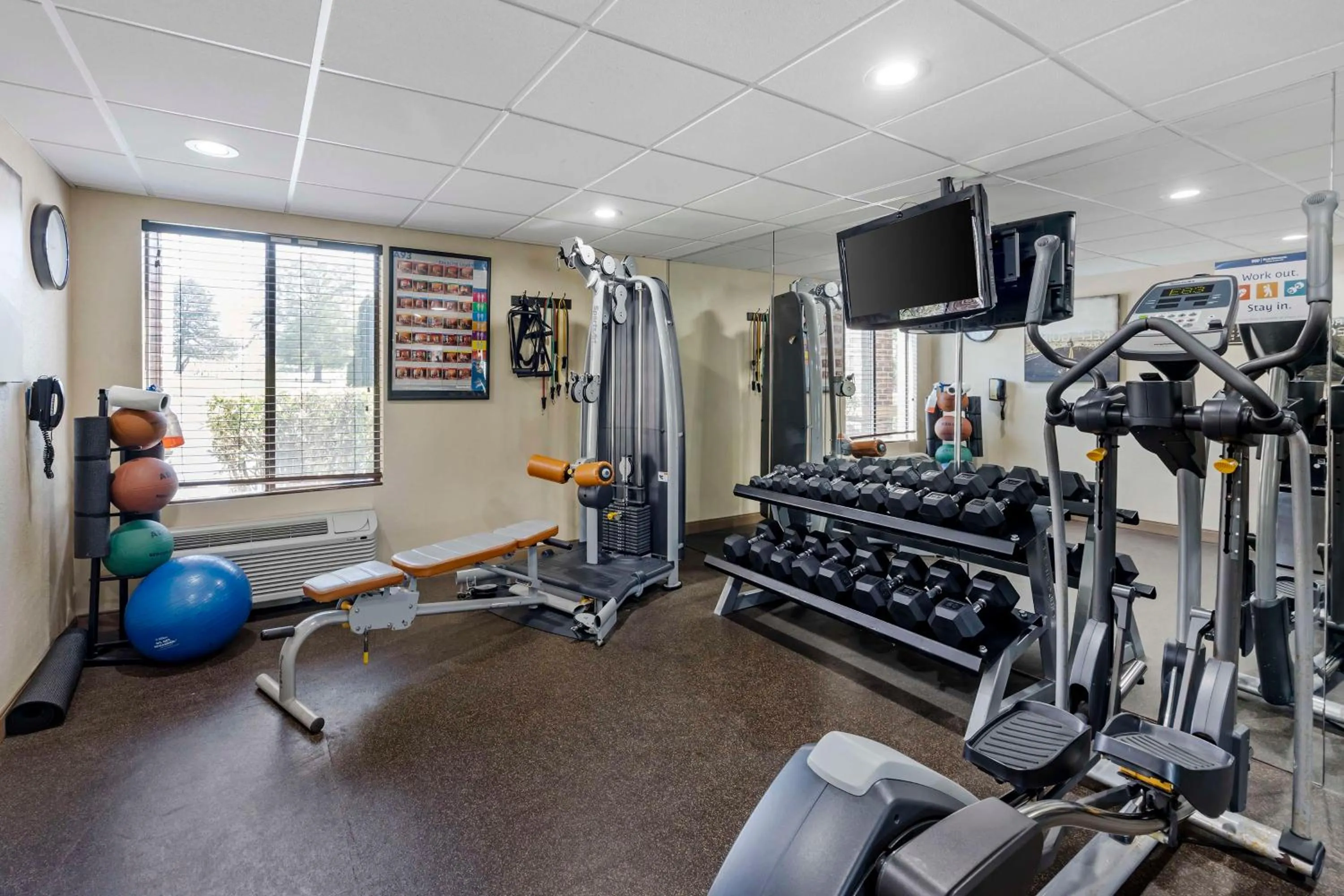 Fitness centre/facilities in Best Western Kimball Inn