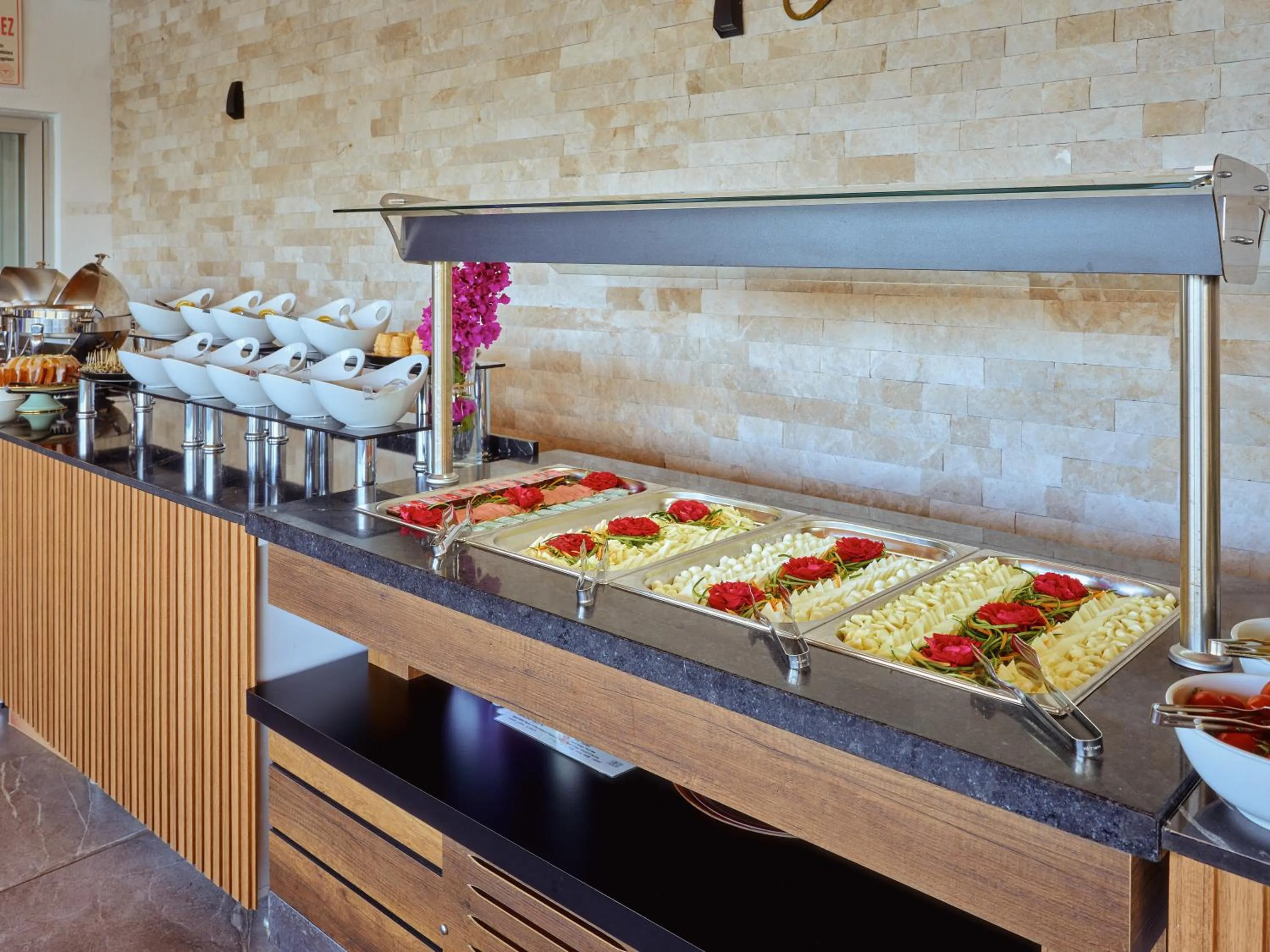 Buffet breakfast in Kaş Köy Hotel