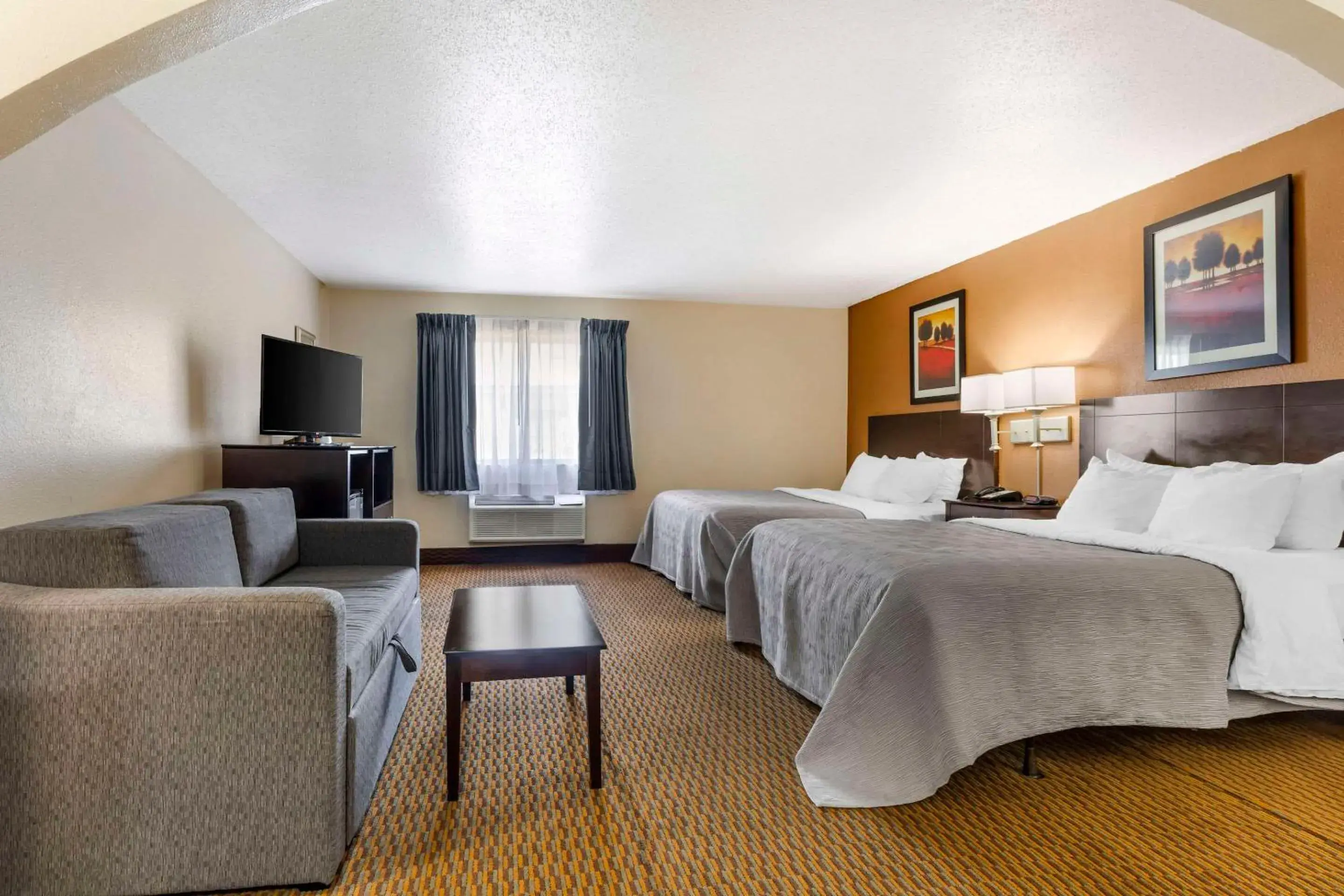 Family Room with Two King Beds - Non Smoking/Interior Hall in Quality Inn & Suites Wichita Falls I-44 Family Room with Two King Beds - Non Smoking/Interior Hall in Quality Inn & Suites Wichita Falls I-44