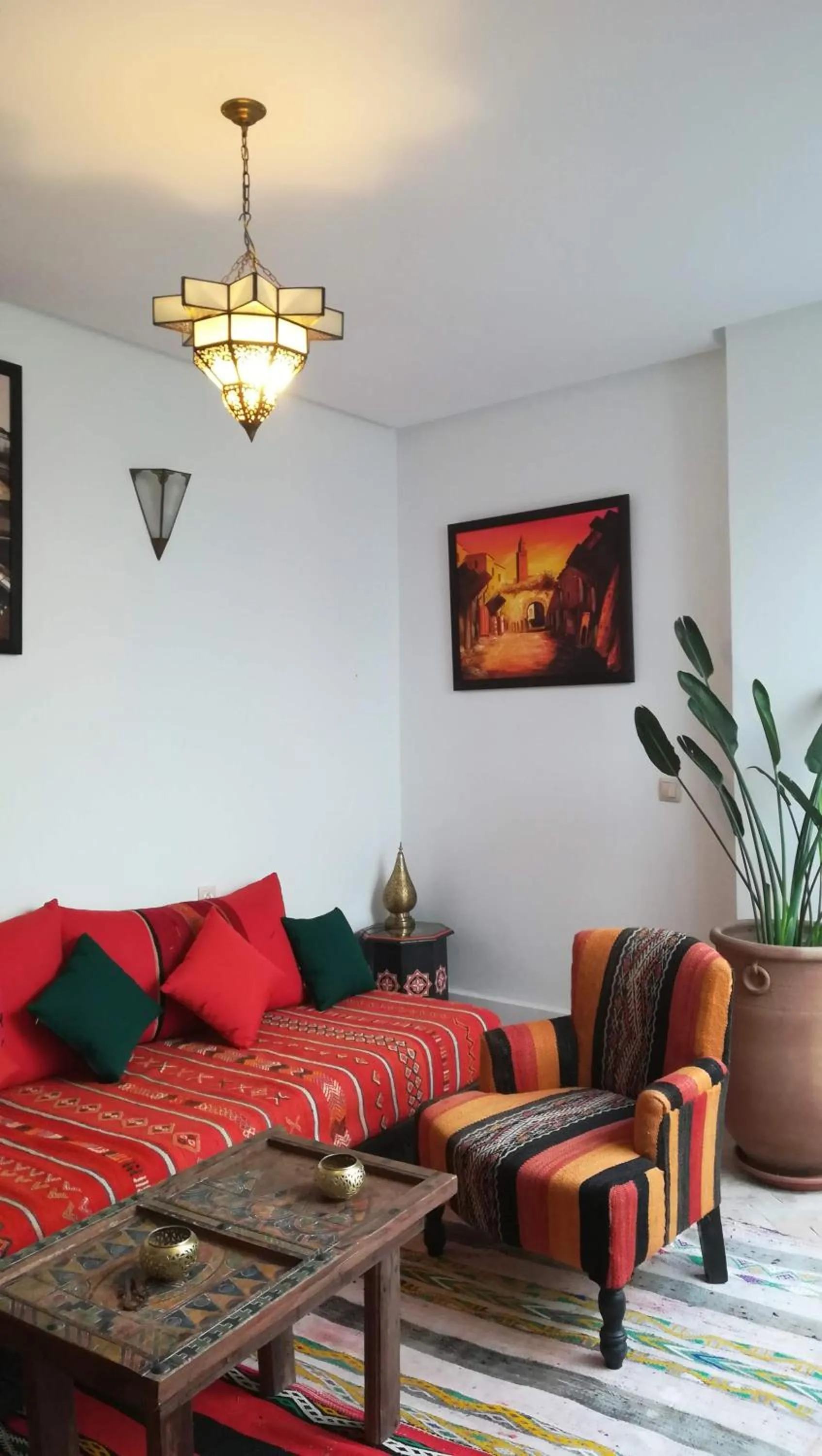 Living room in Riad Achwaq