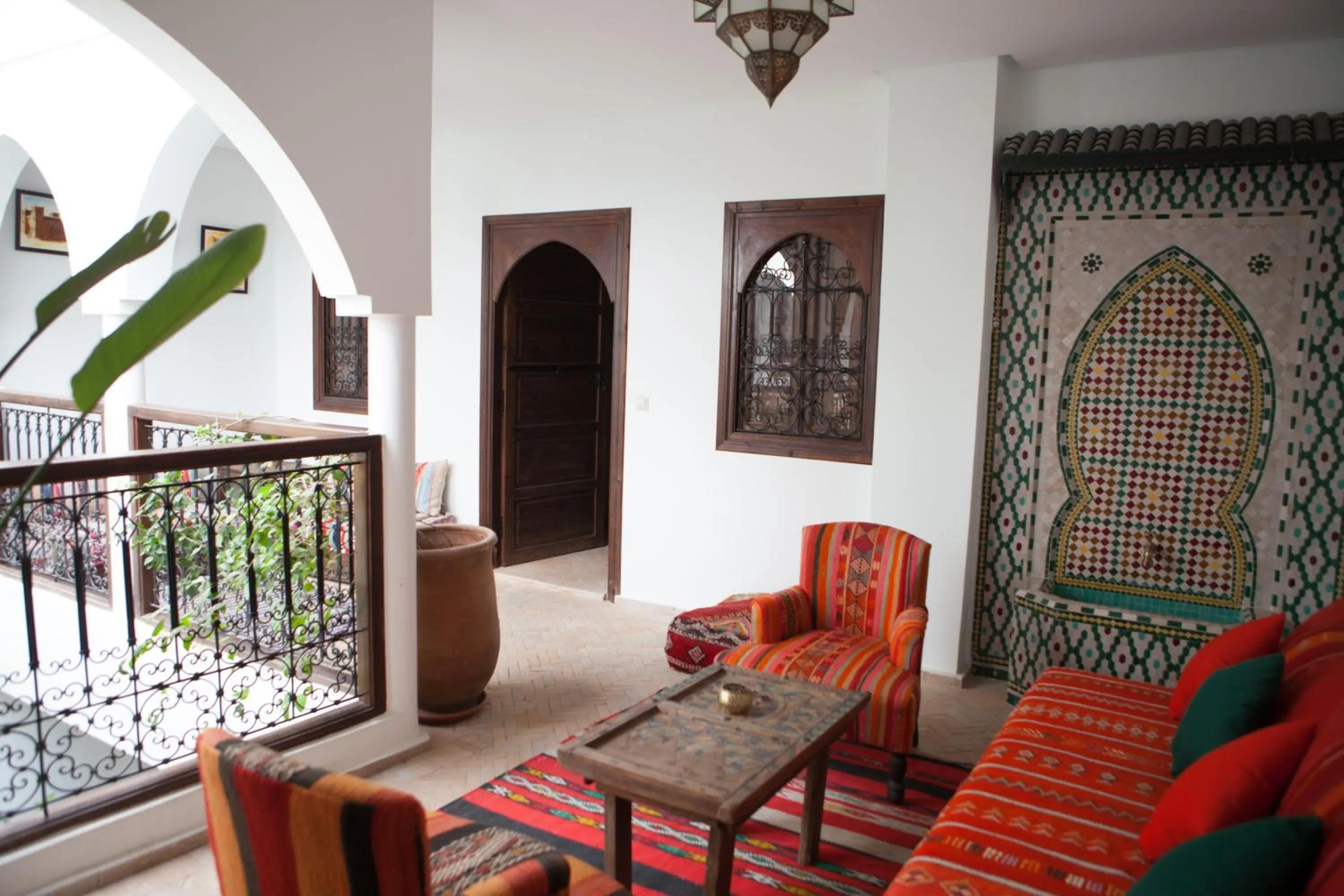 Living room in Riad Achwaq