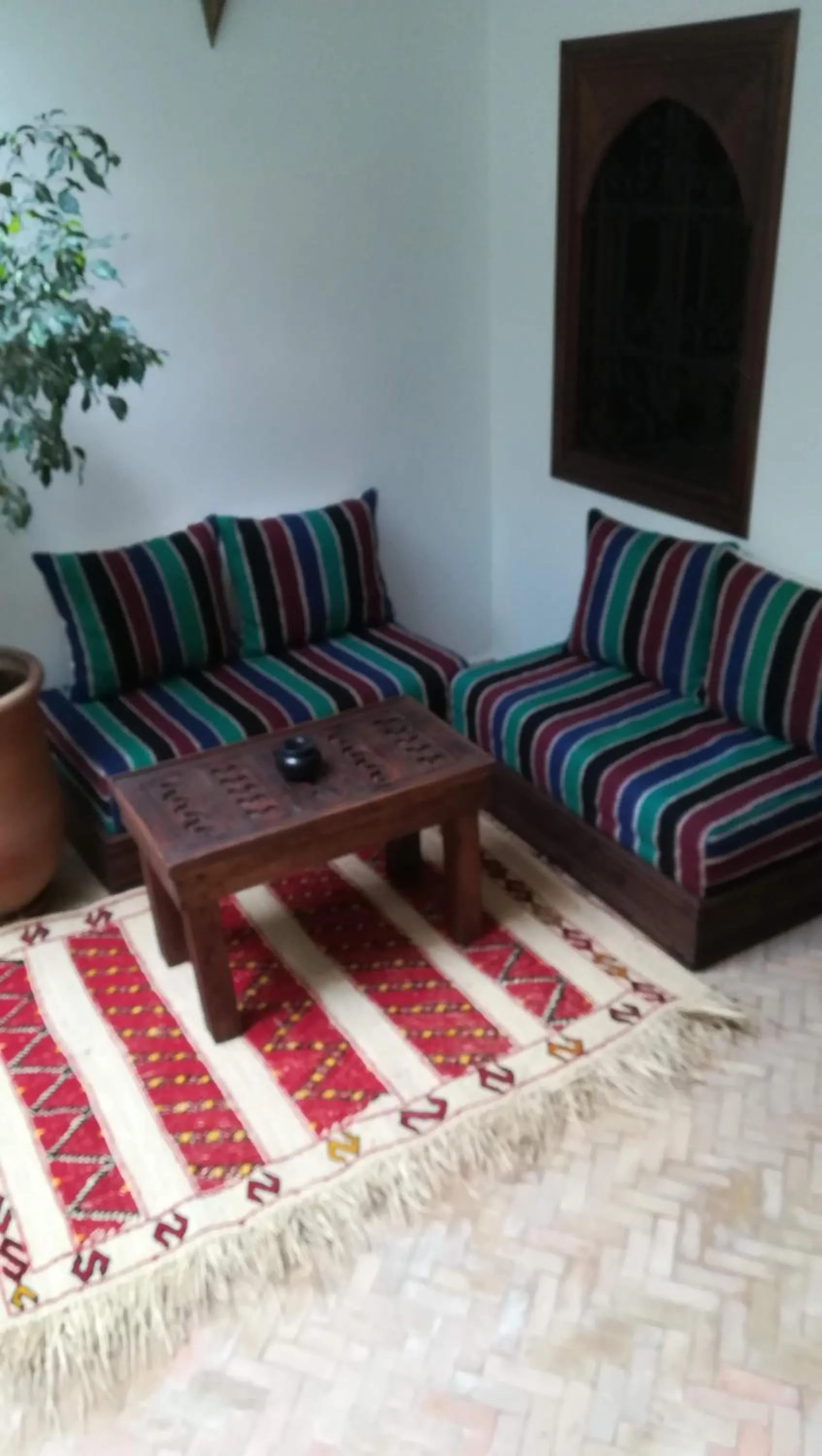 Living room in Riad Achwaq
