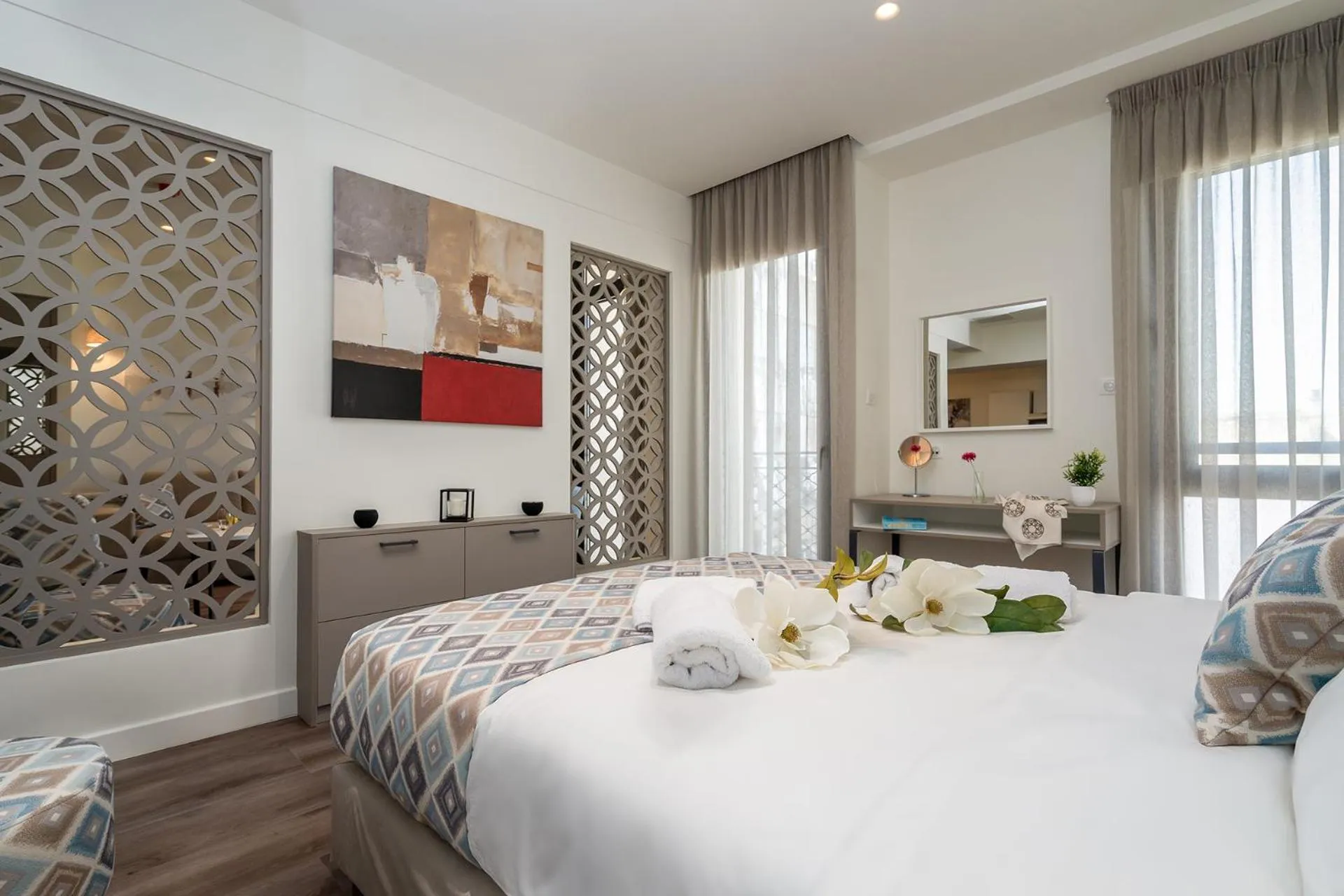 Photo of the whole room, Bed in Urban Nest - Suites & Apartments