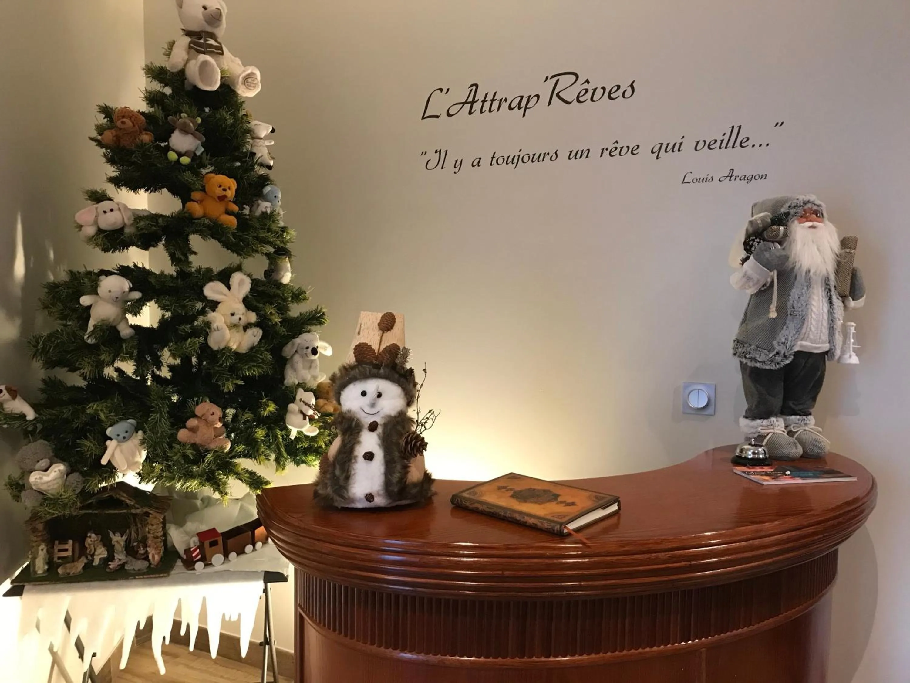 Decorative detail in L'Attrap'Rêves : Le confort Hôtelier, la convivialité en plus