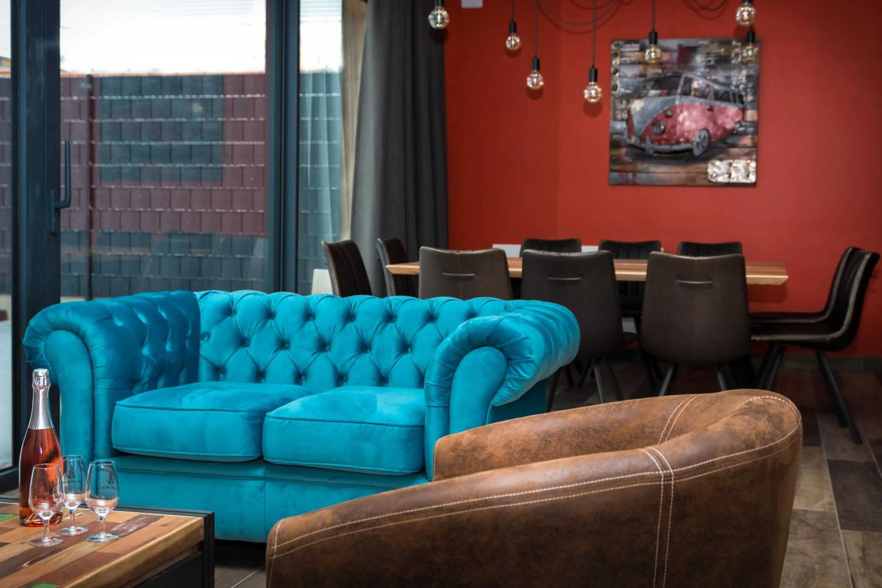 Seating area in L'Attrap'Rêves : Le confort Hôtelier, la convivialité en plus