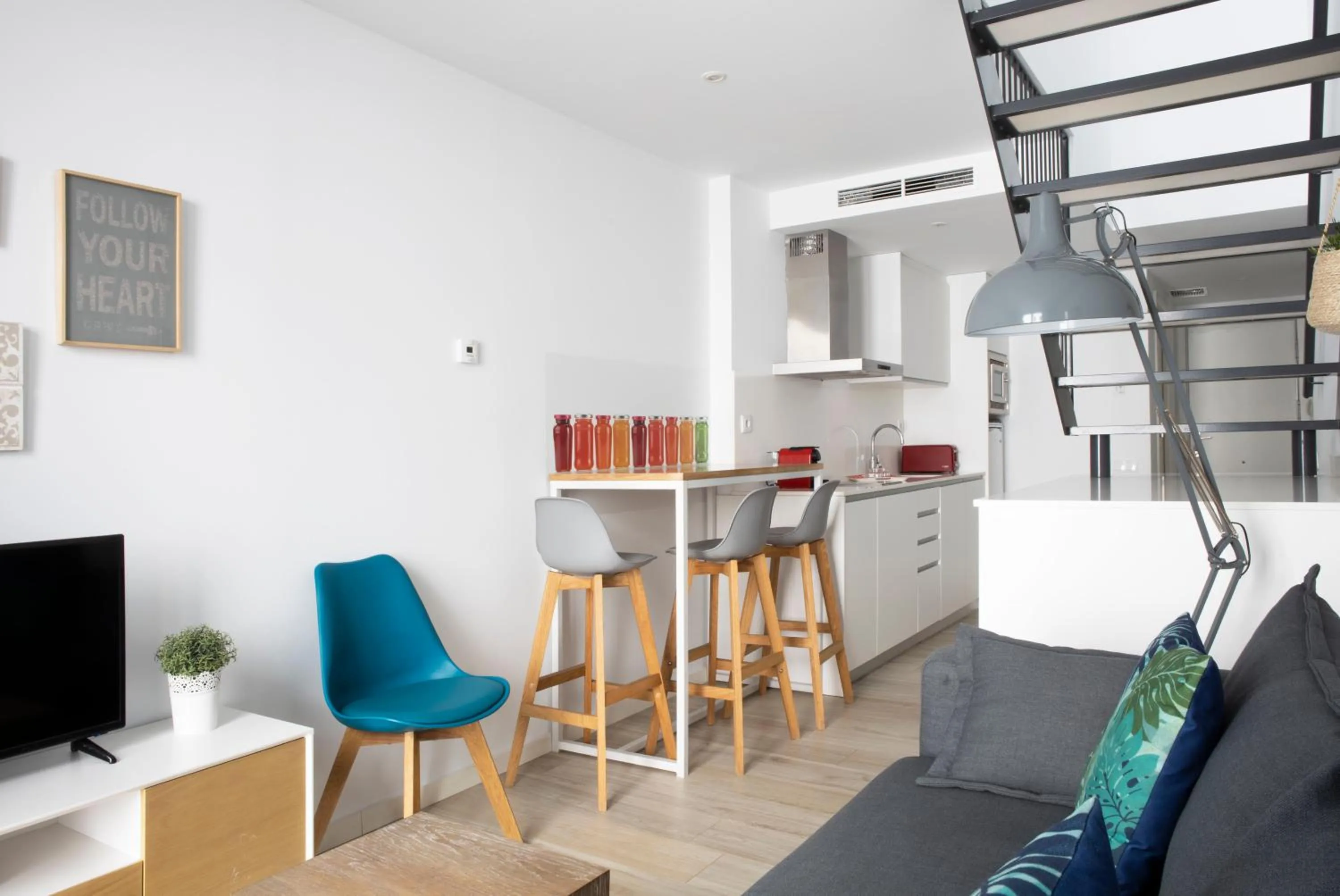 TV and multimedia in Urban Suites Sitges Apartments by PriorityVillas