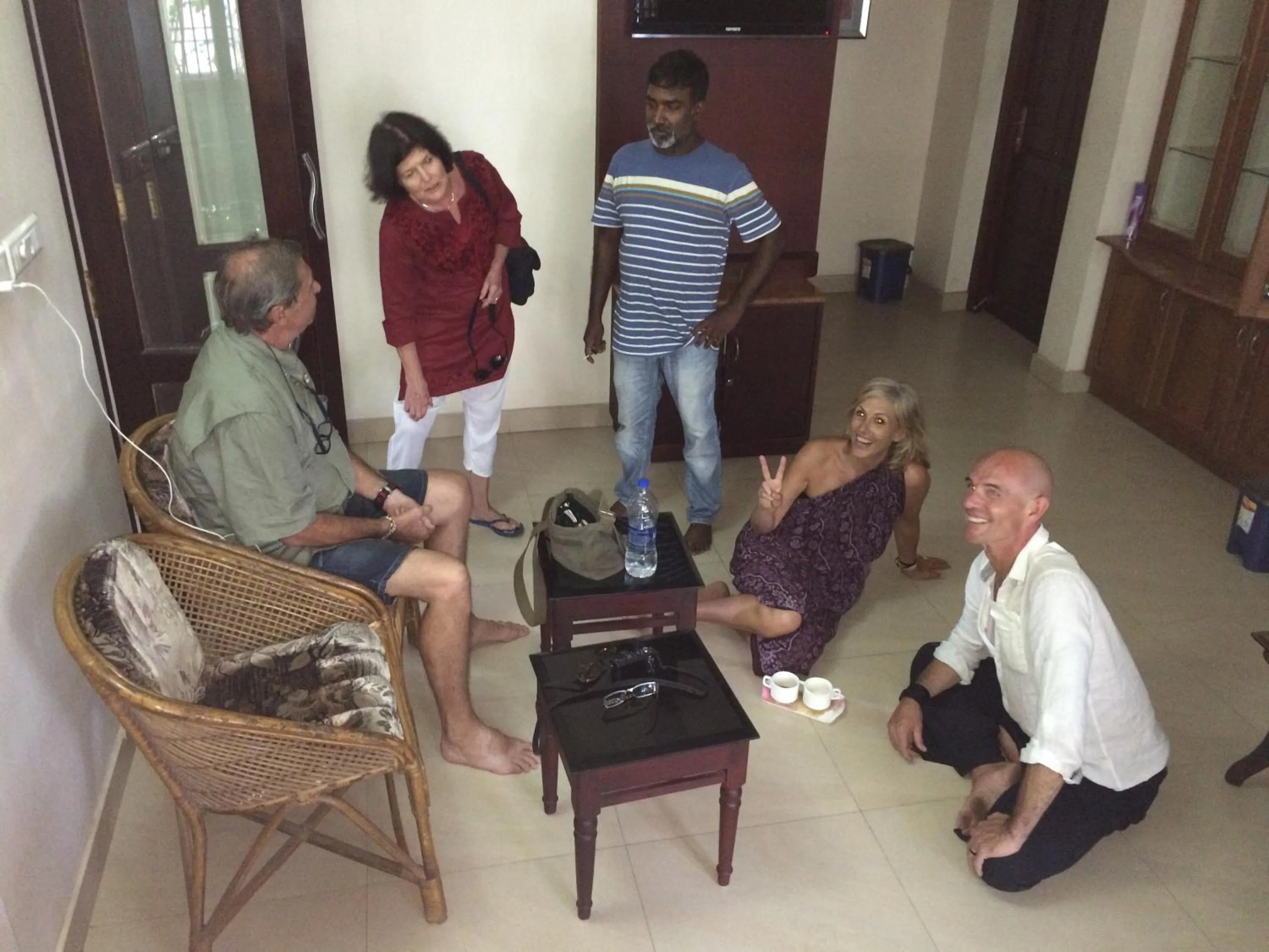group of guests in Elim Homestay Fort Kochi