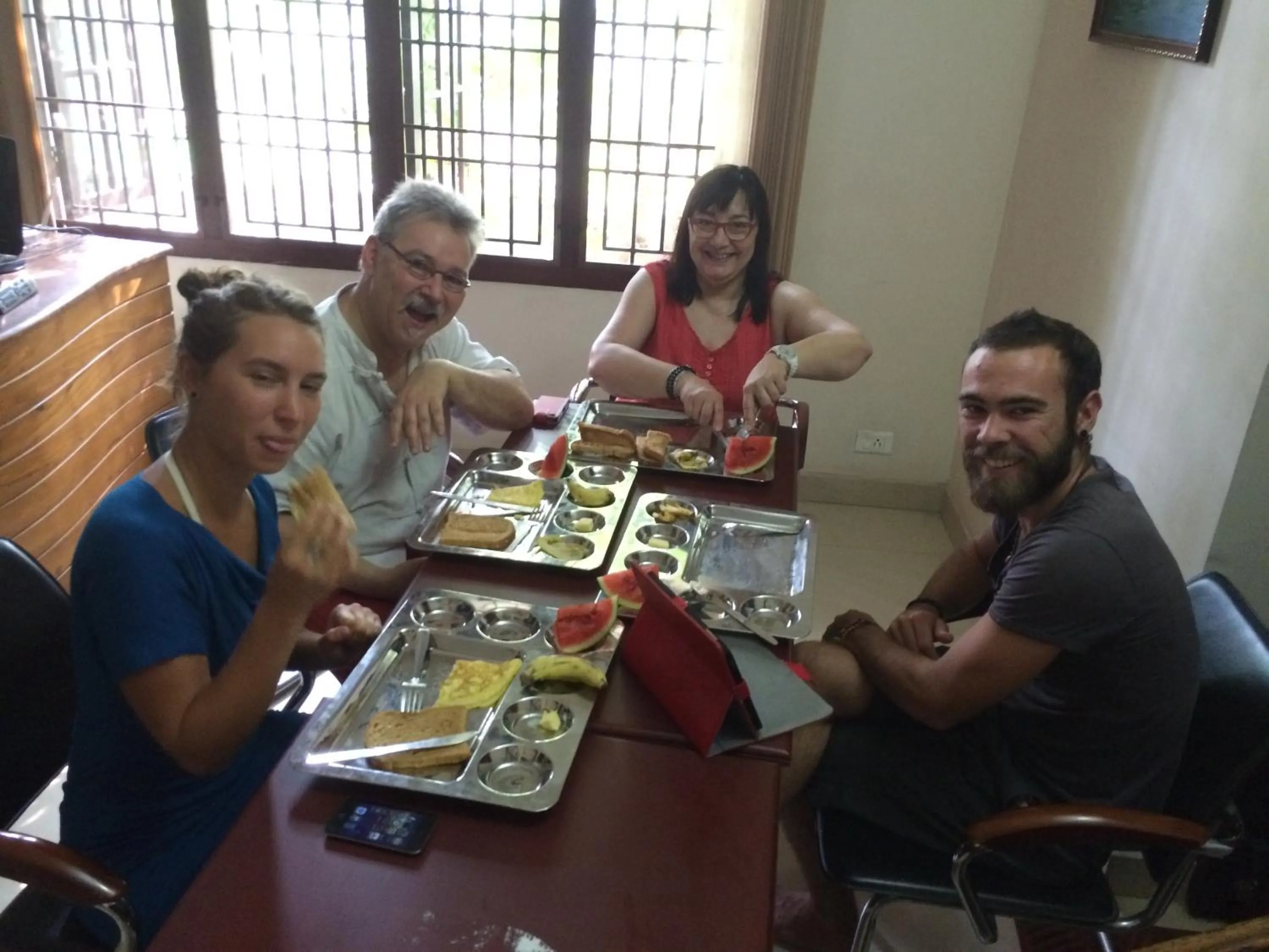 Asian breakfast in Elim Homestay Fort Kochi