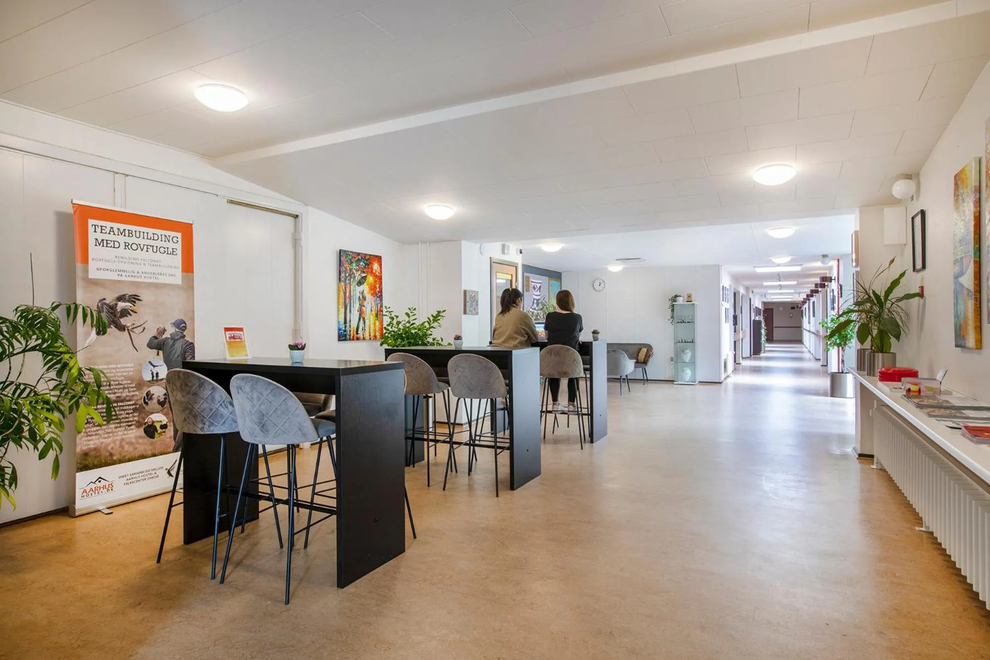 Lobby or reception in Aarhus Hostel og Hotel