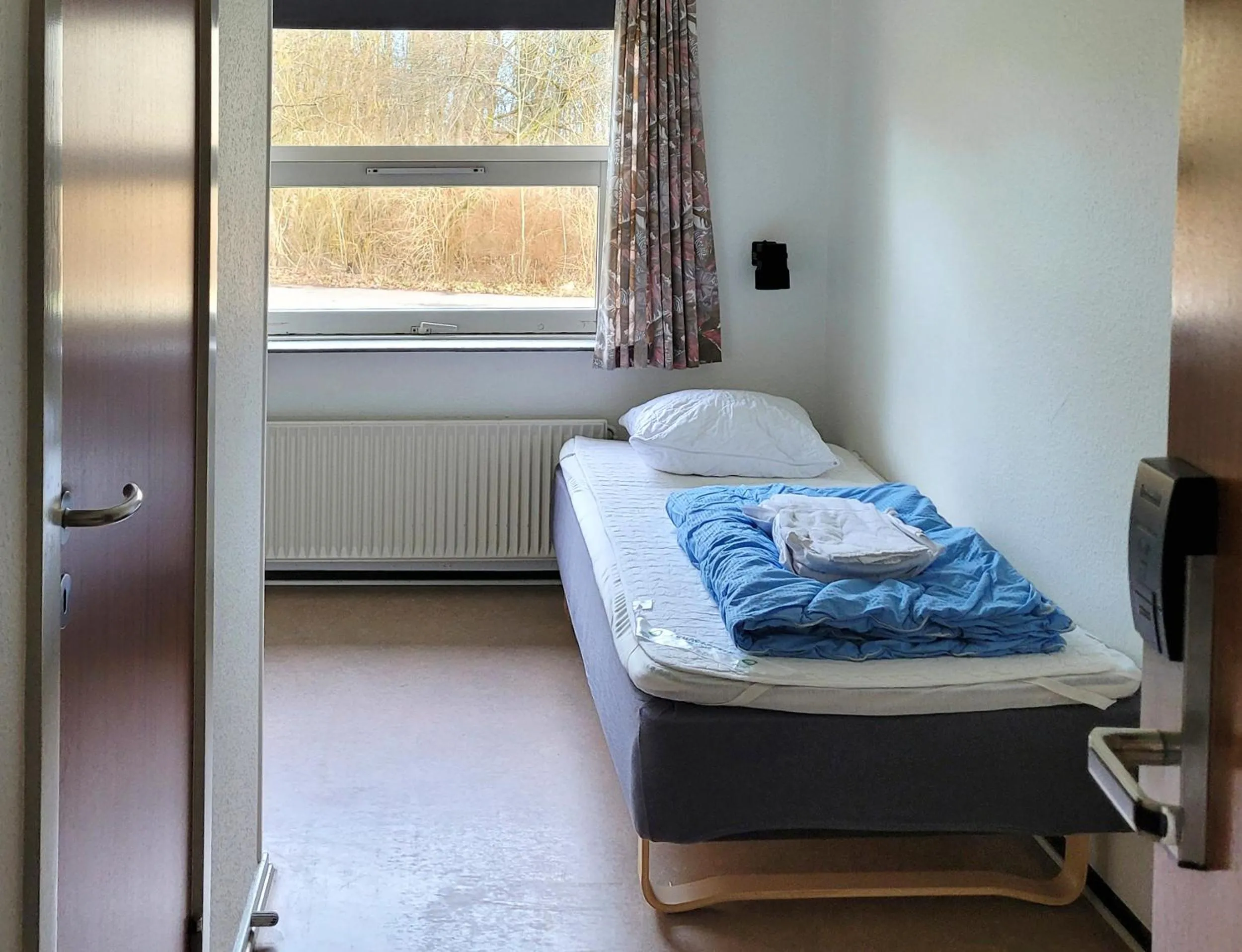 Toilet, Bed in Aarhus Hostel og Hotel