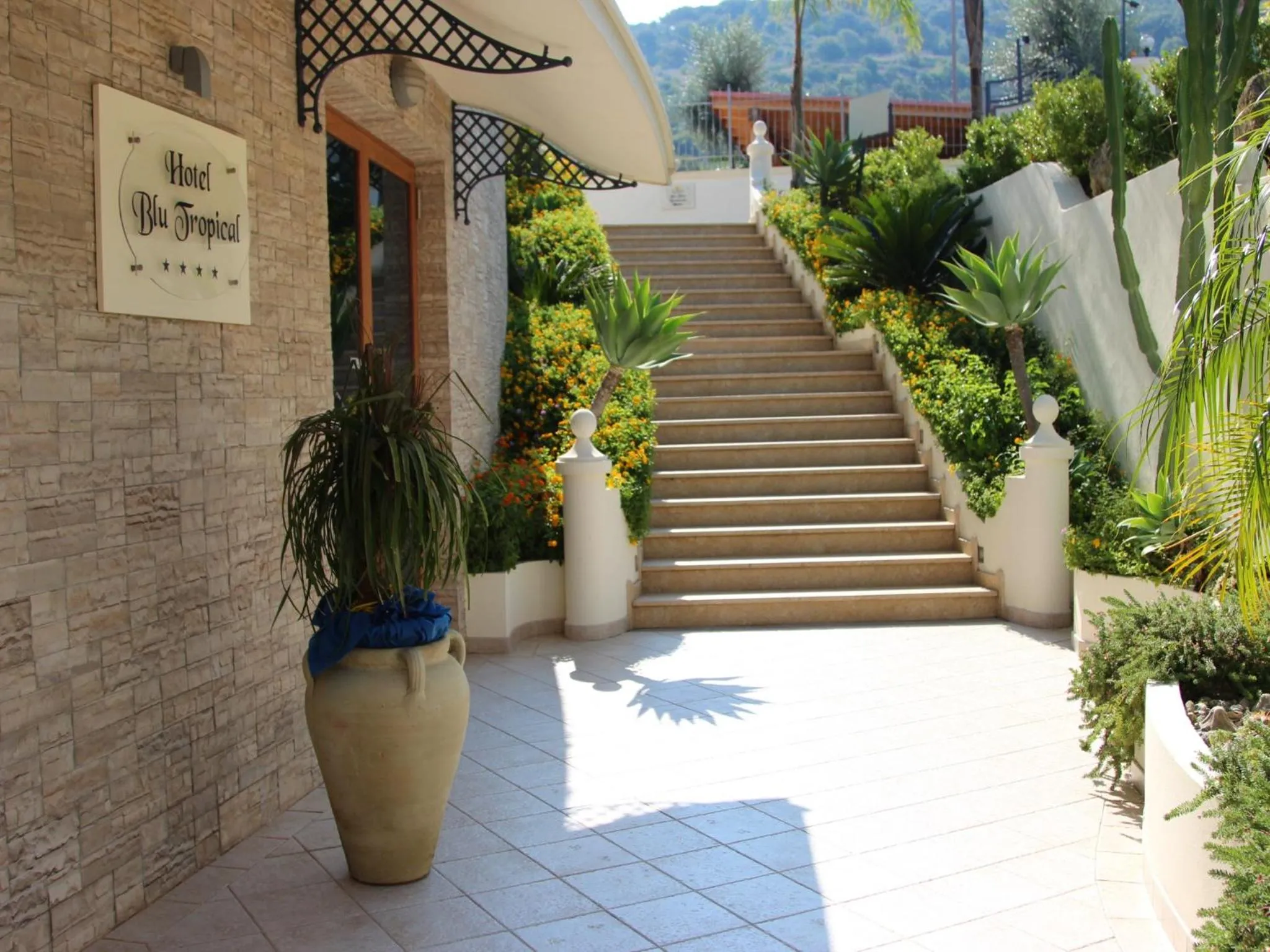 Facade/entrance in Blu Tropical Resort