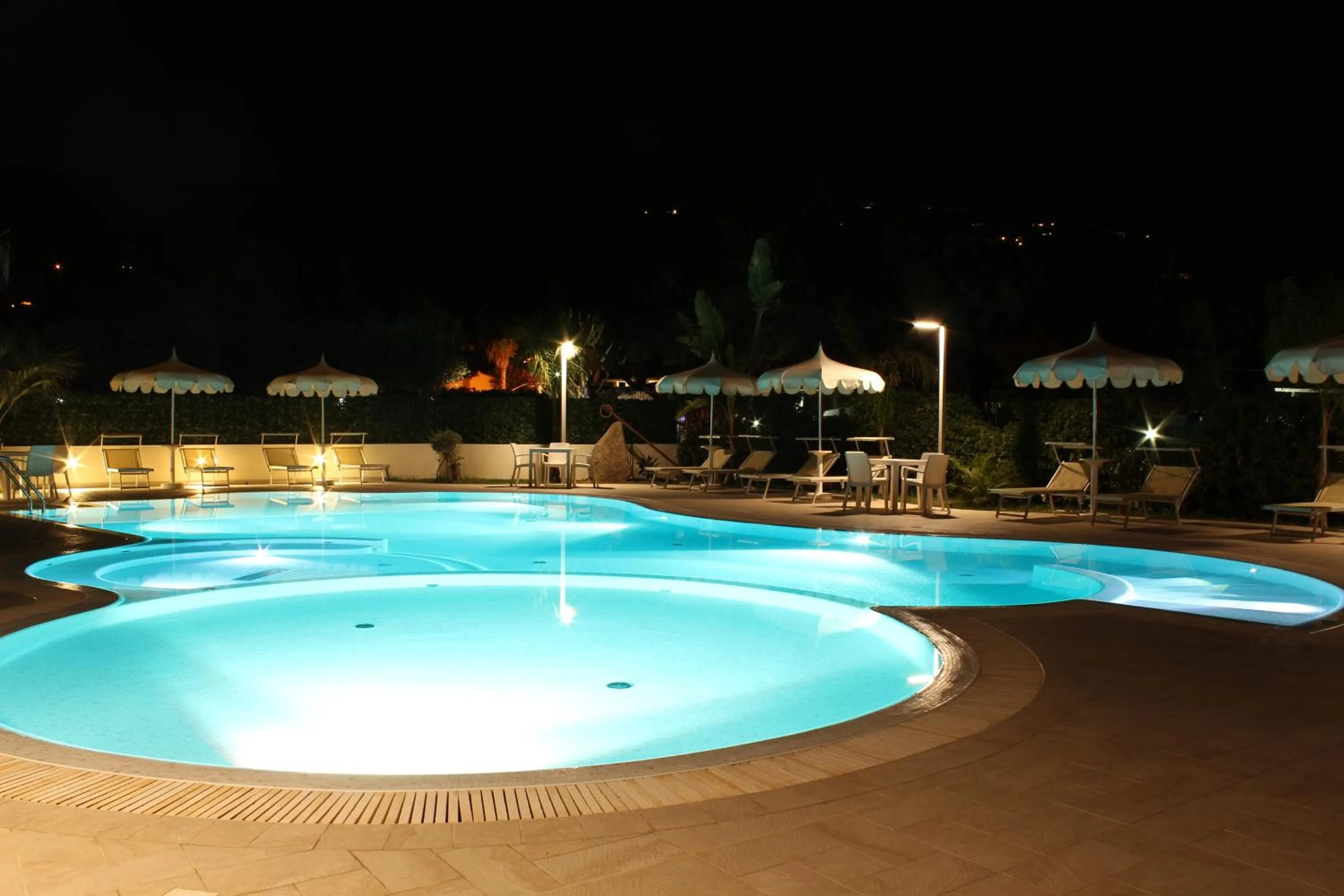Swimming pool in Blu Tropical Resort