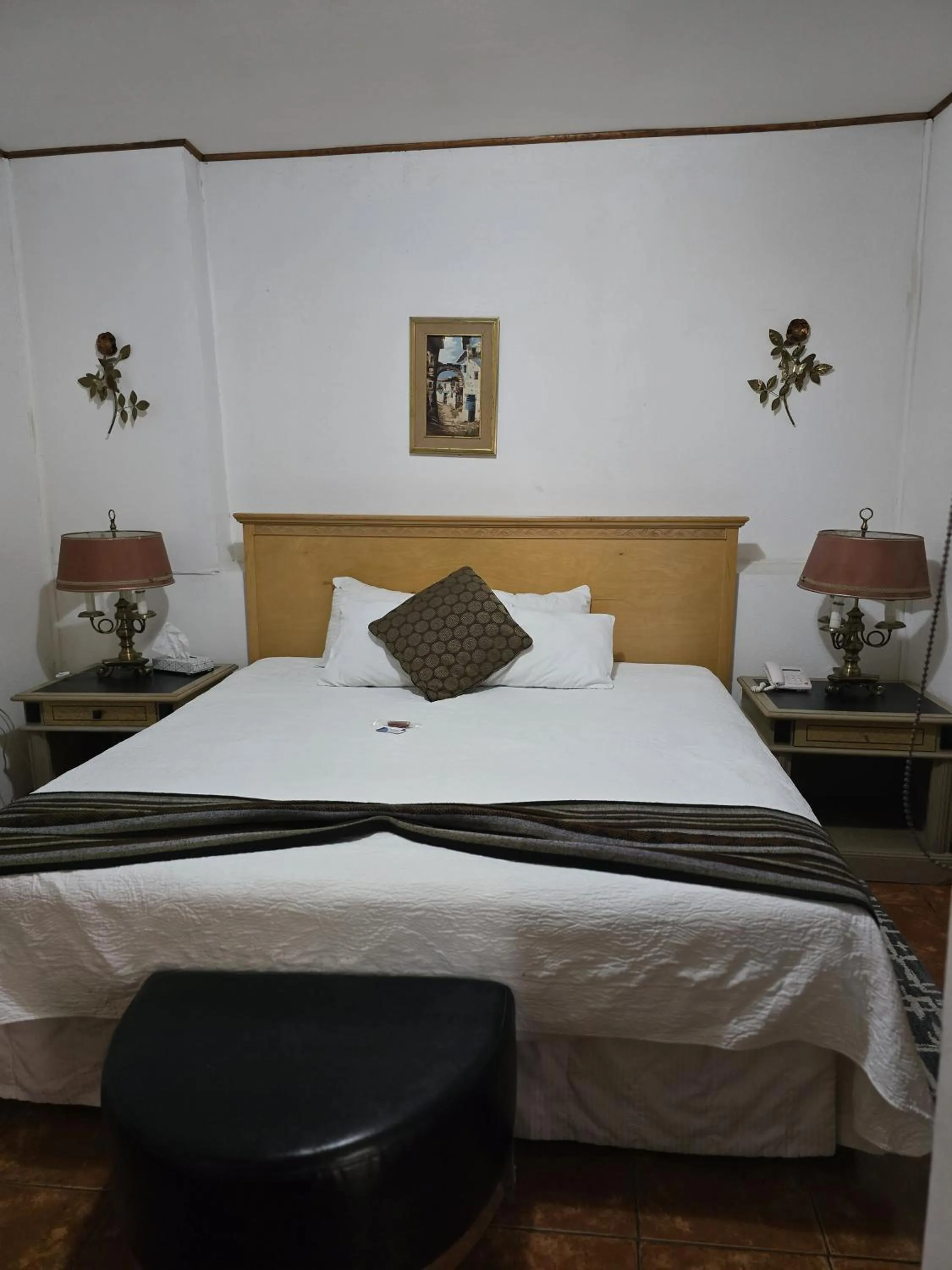 Bed in HOTEL BOUTIQUE EL VIEJO MUNDO
