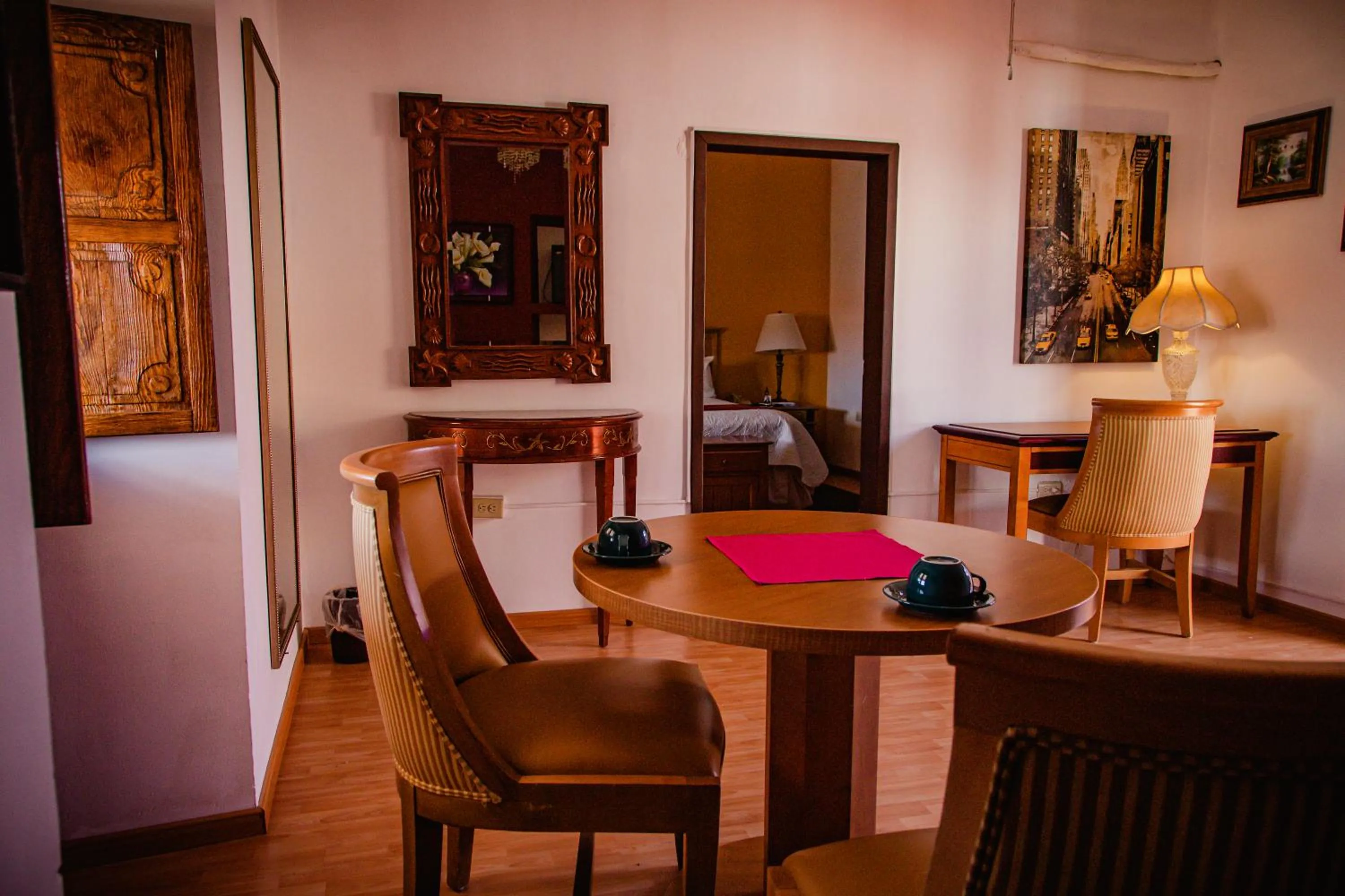 Seating area in HOTEL BOUTIQUE EL VIEJO MUNDO