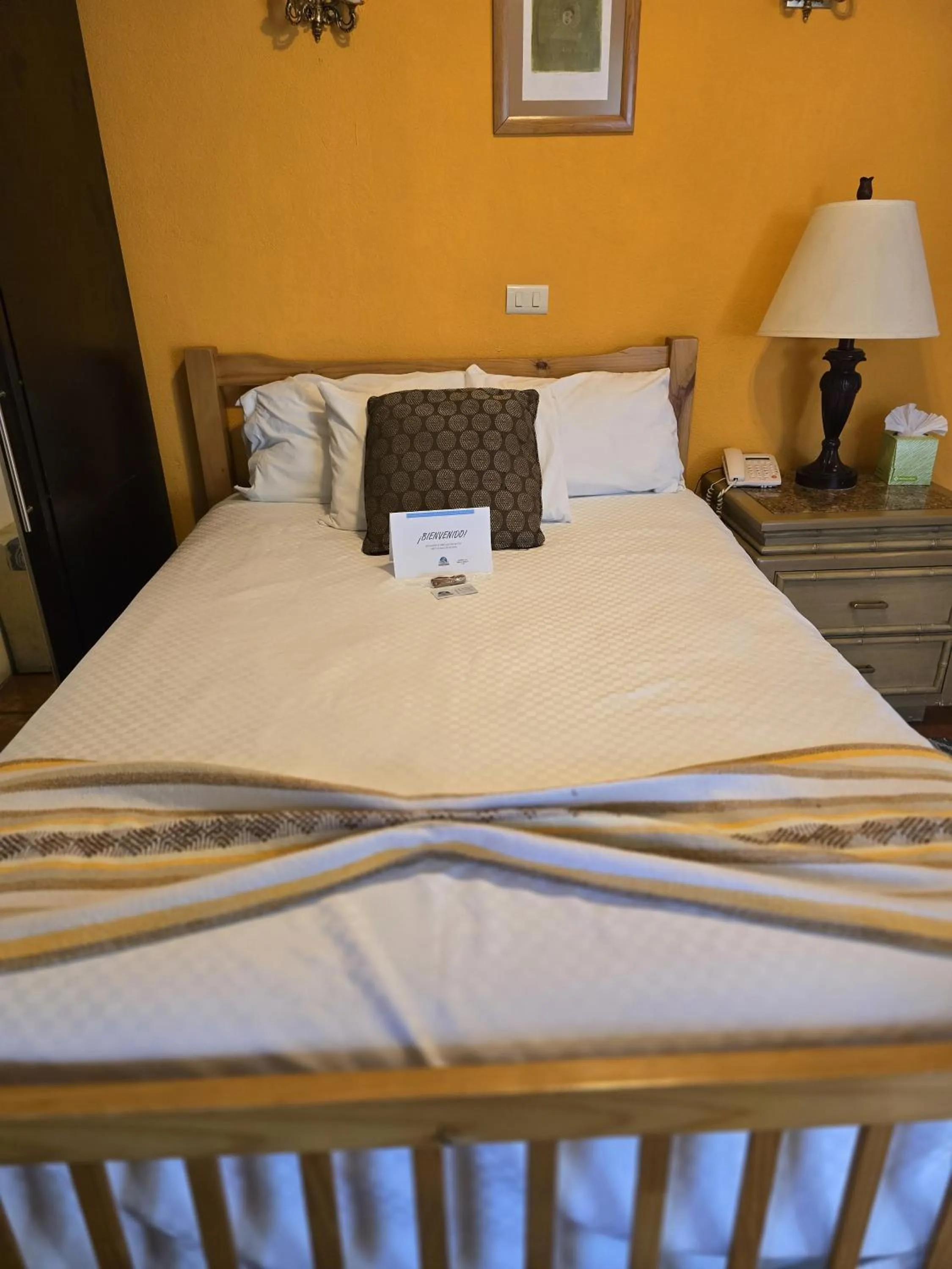 Bed in HOTEL BOUTIQUE EL VIEJO MUNDO