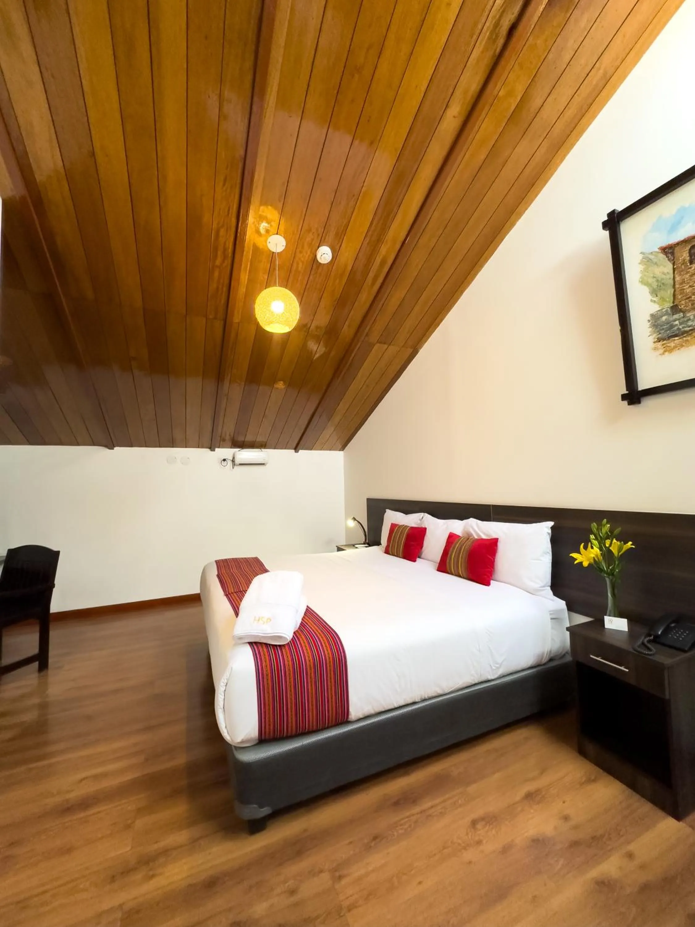 Property building, Bed in Hotel San Pedro Plaza