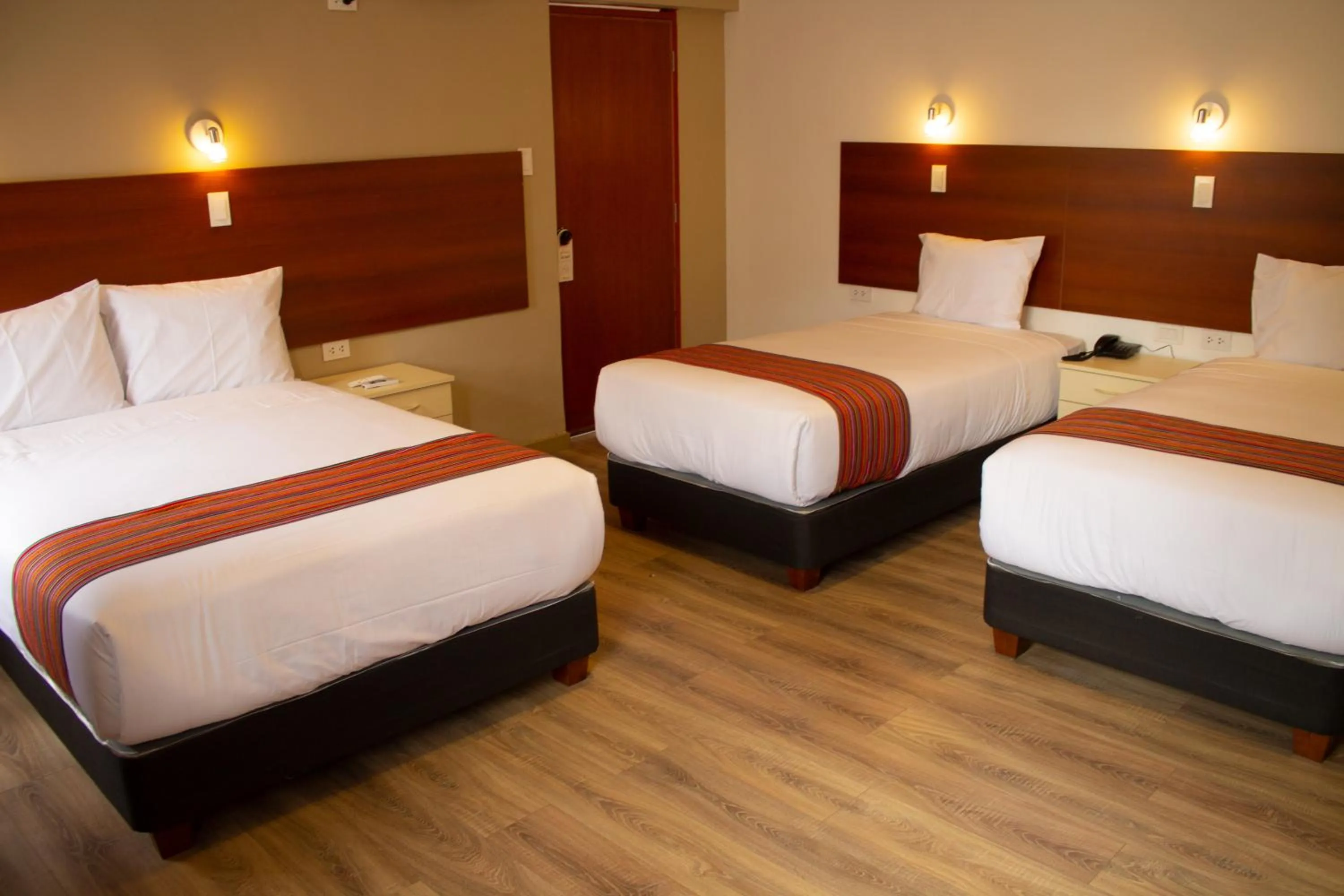 Bed in Hotel San Pedro Plaza