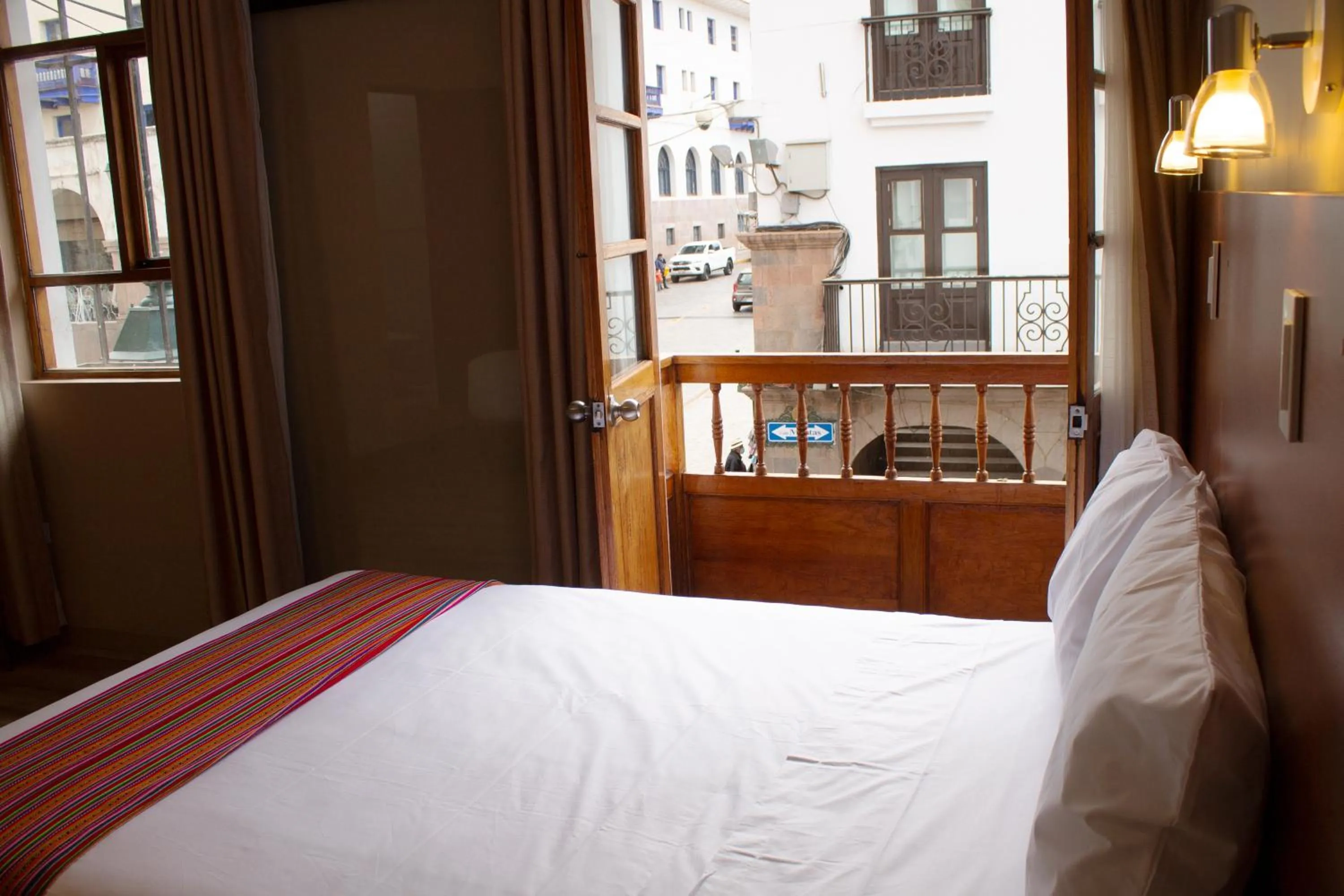 Bed in Hotel San Pedro Plaza