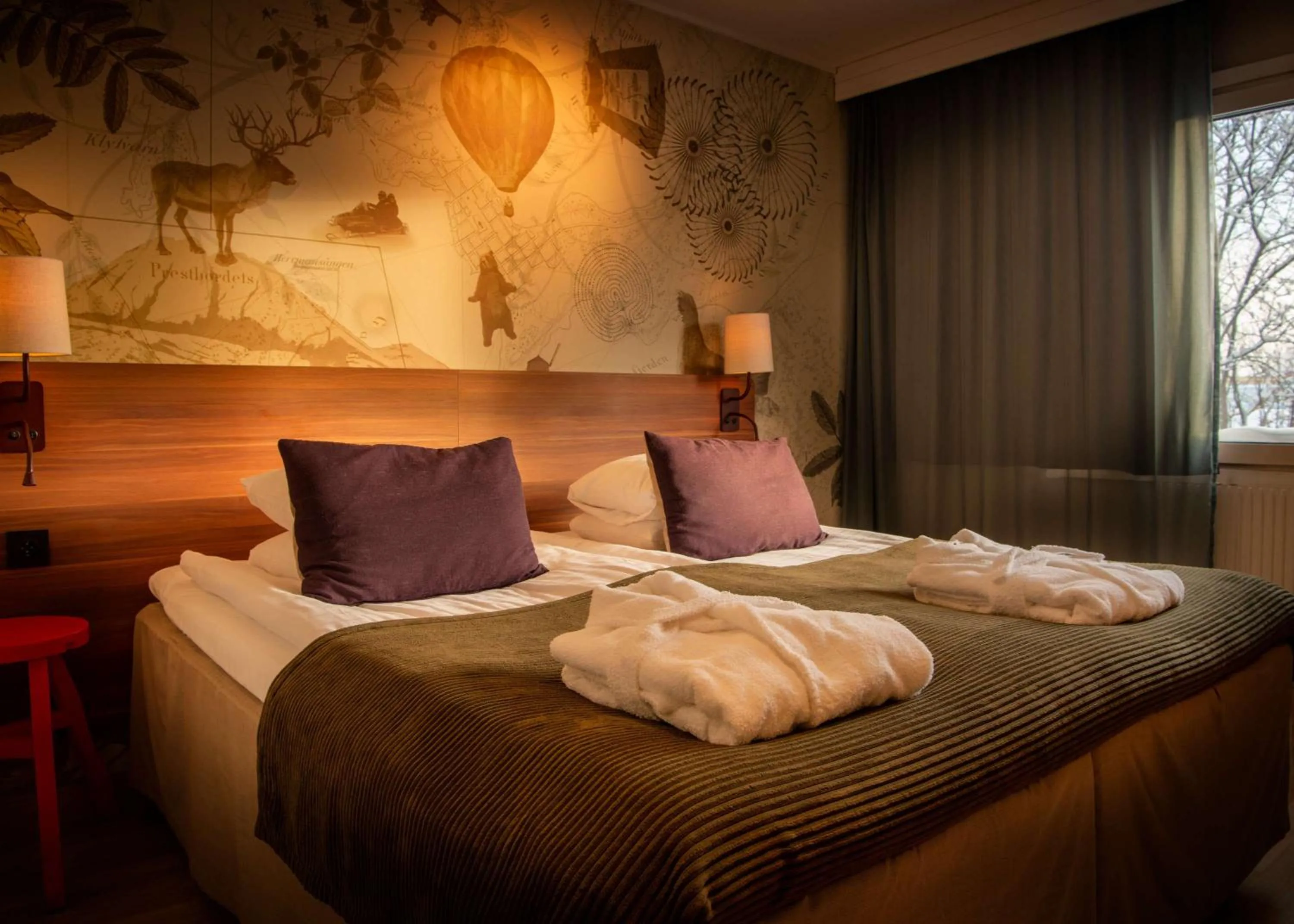 Bedroom, Bed in Scandic Luleå