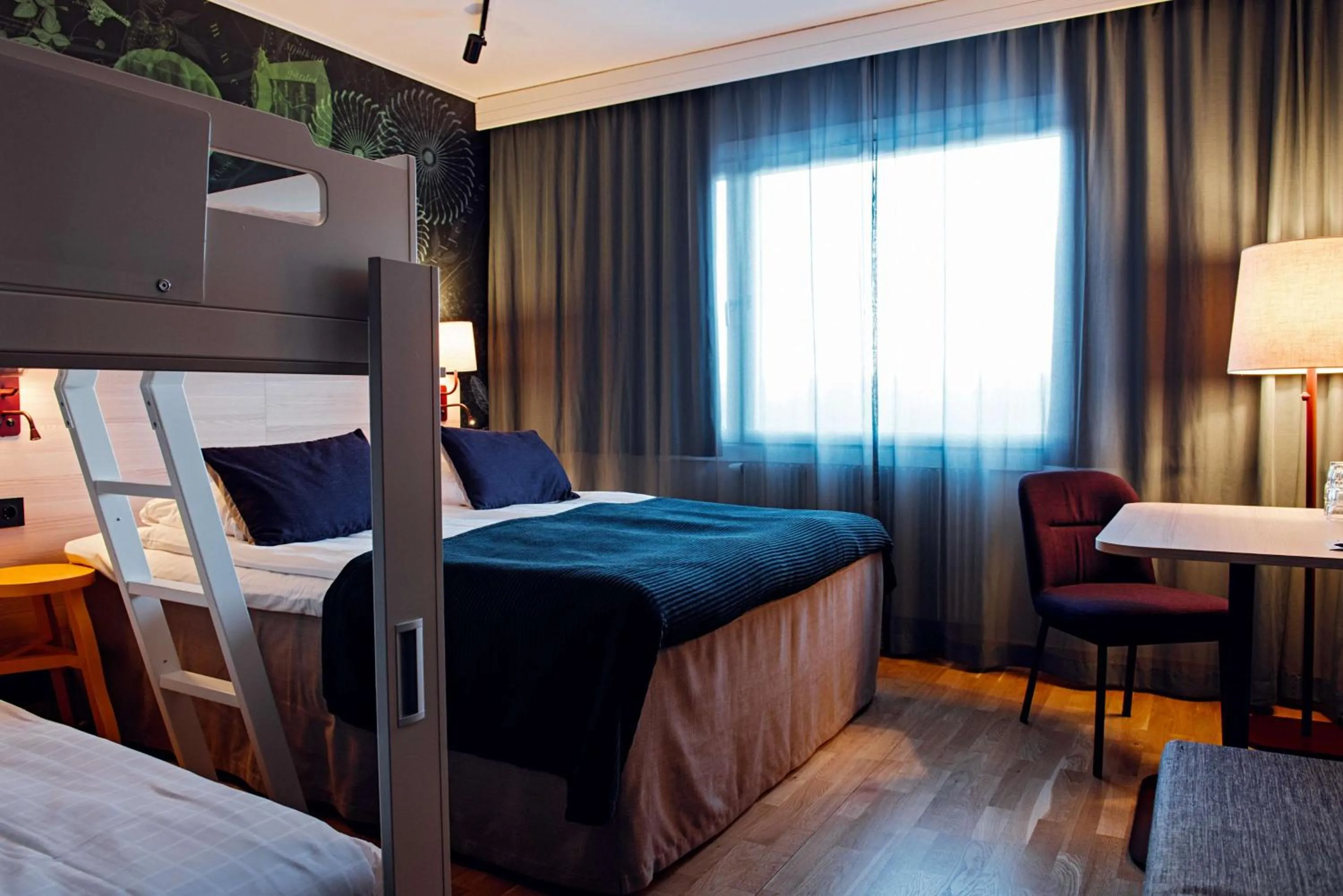 Bedroom, Bed in Scandic Luleå