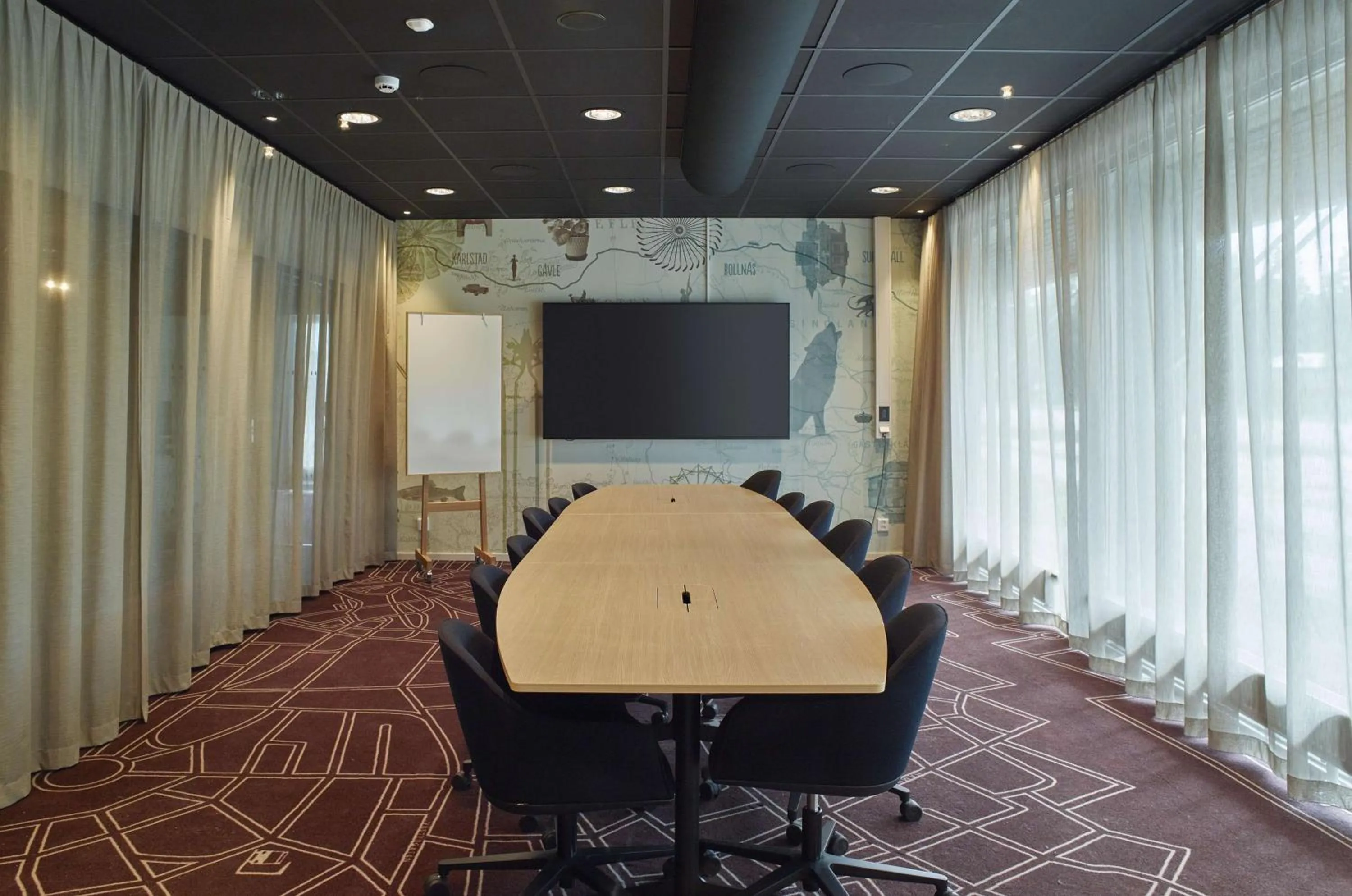Meeting/conference room in Scandic Luleå