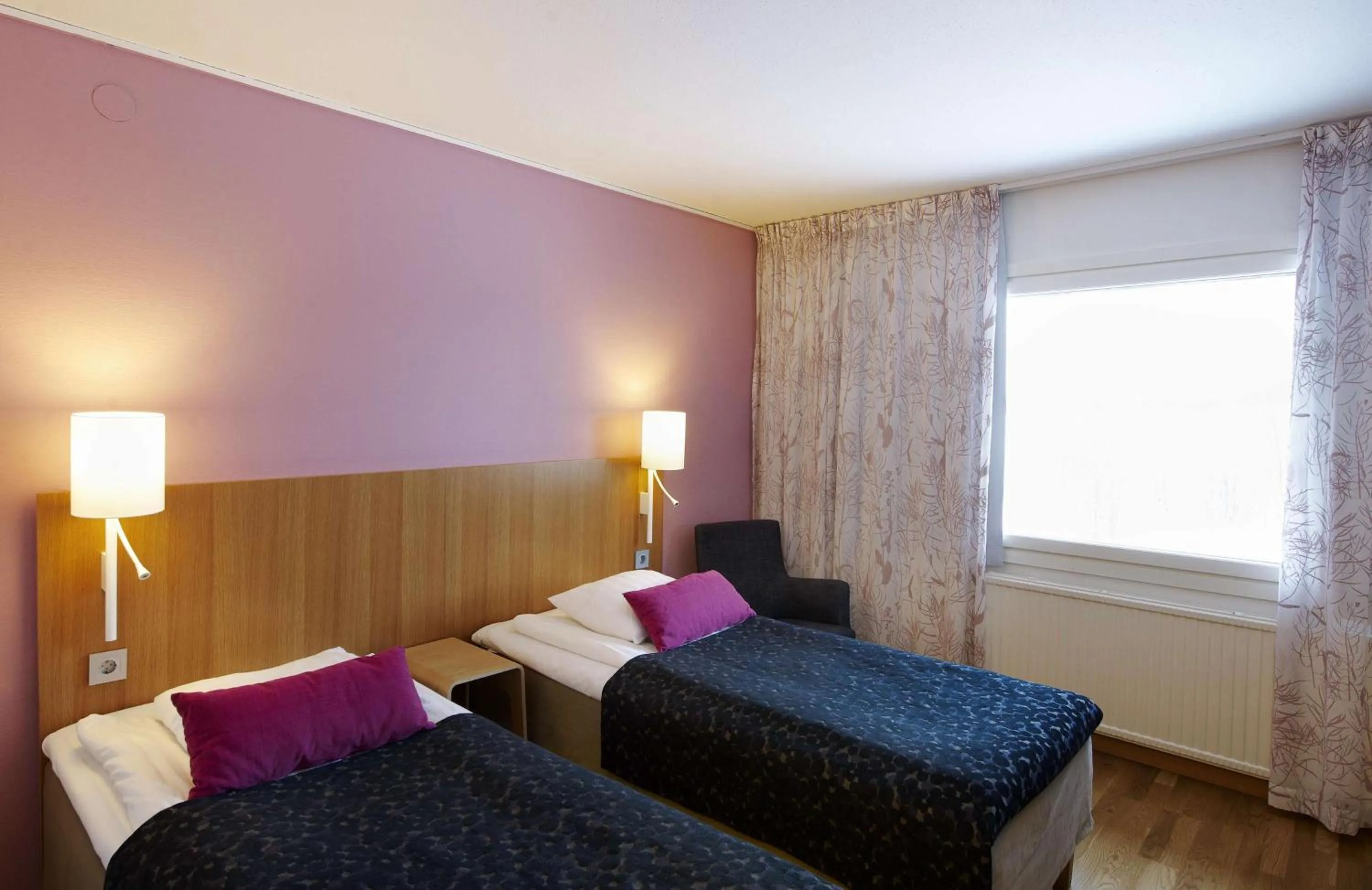 Photo of the whole room, Bed in Scandic Luleå