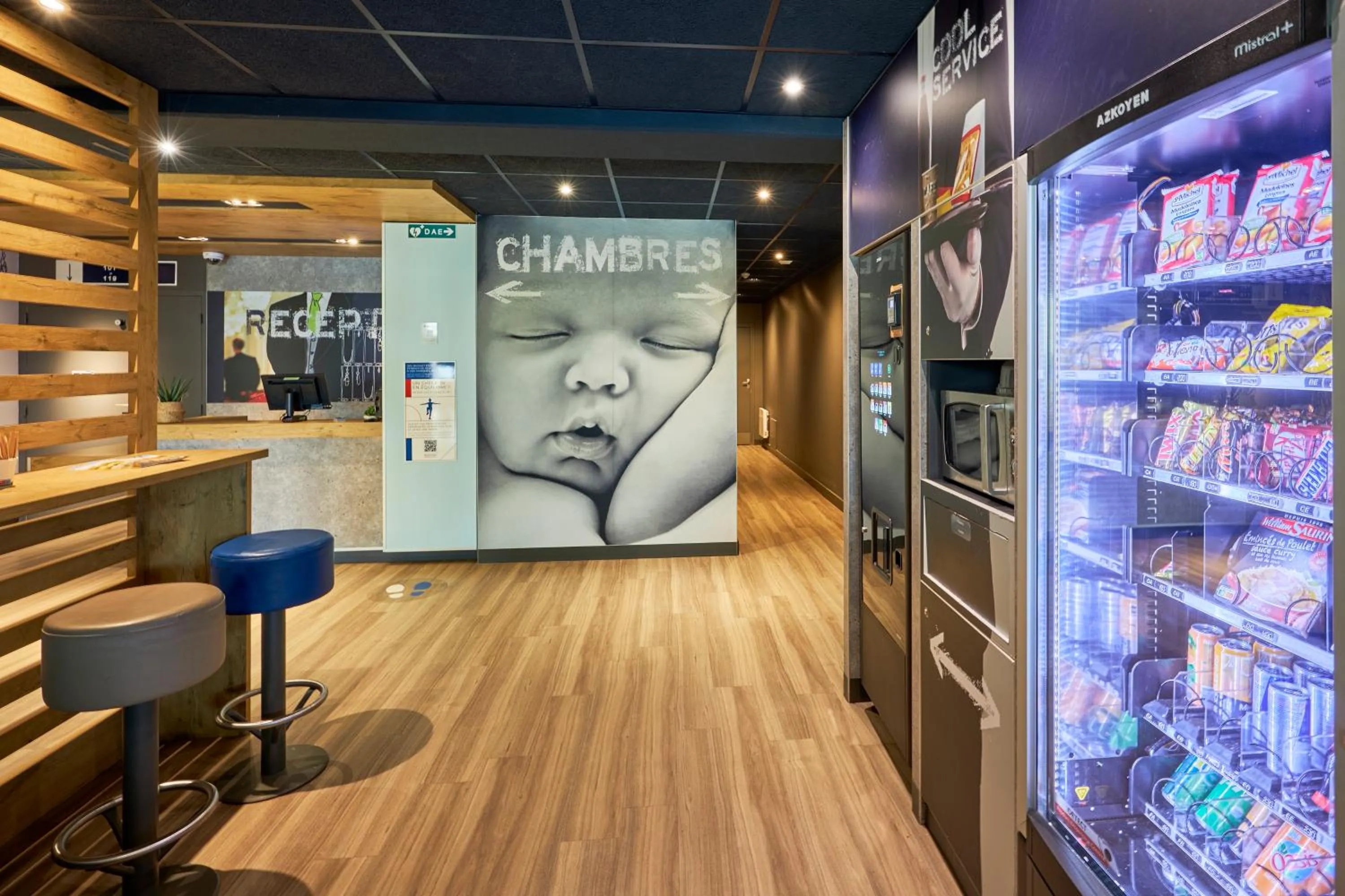 vending machine in ibis budget Lisieux