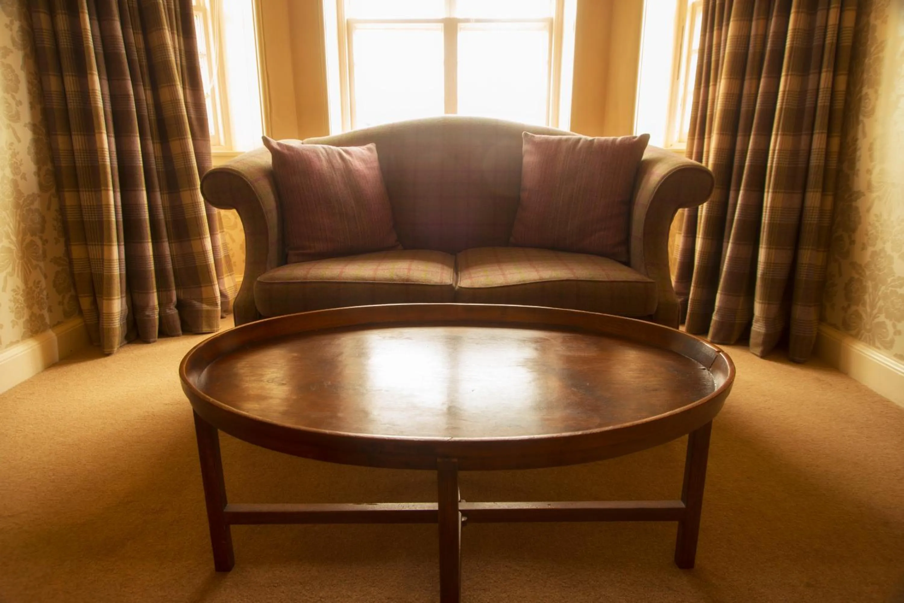 Seating area in The Tongue Hotel, by Highland Coast Hotels