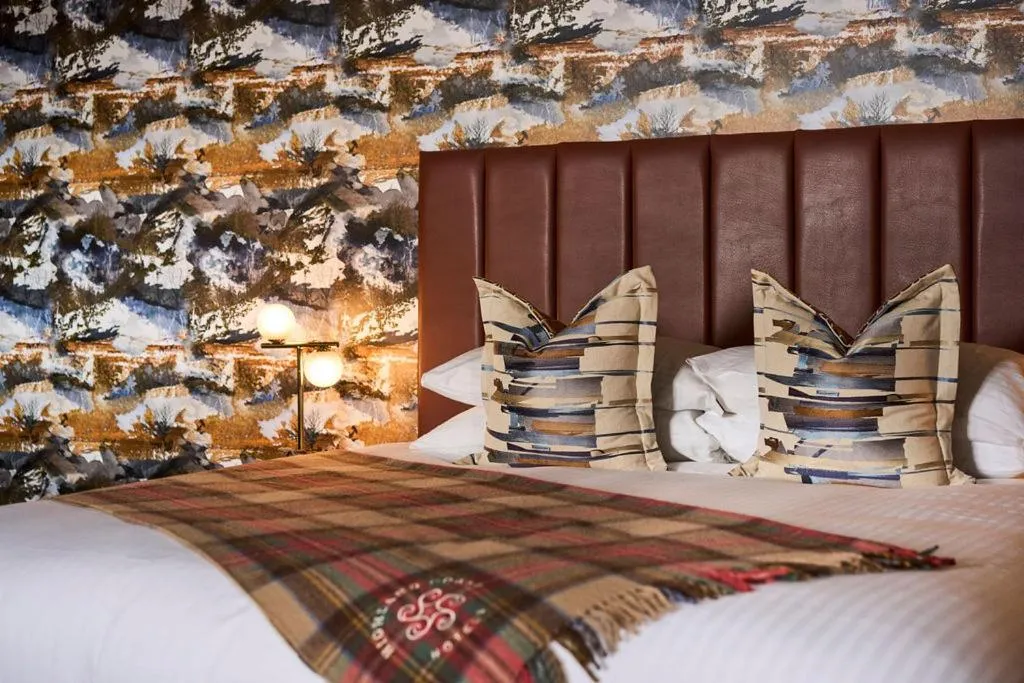 Bed in The Tongue Hotel, by Highland Coast Hotels