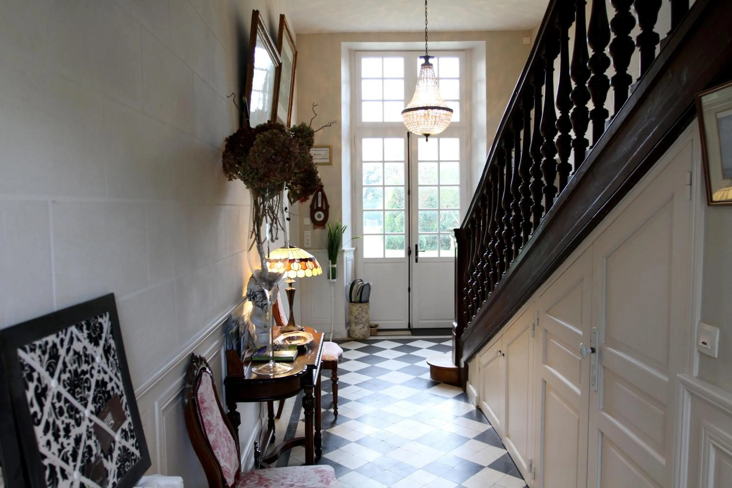 Lobby or reception in Château du Bois de La Noe