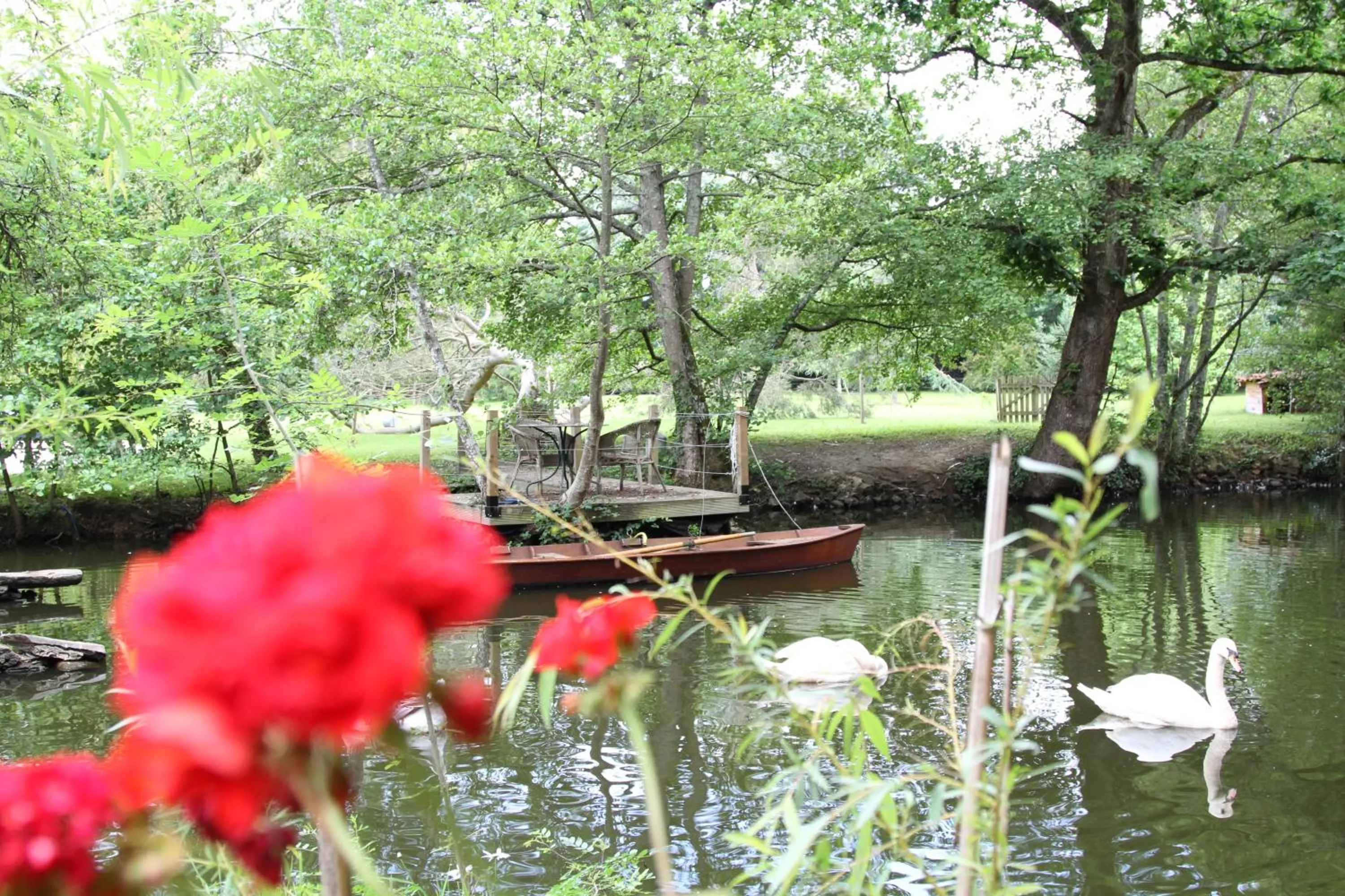 Garden in Château du Bois de La Noe