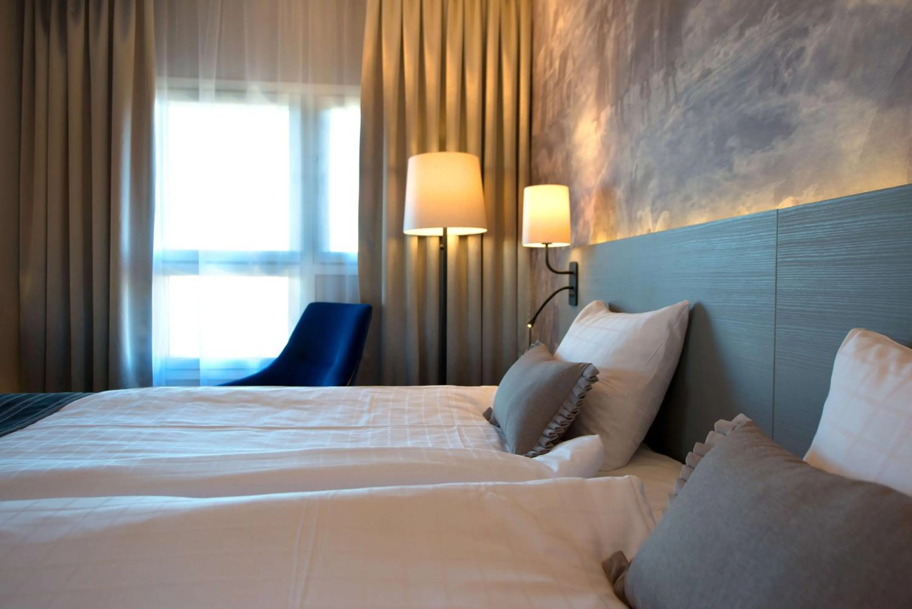 Photo of the whole room, Bed in Scandic Skellefteå