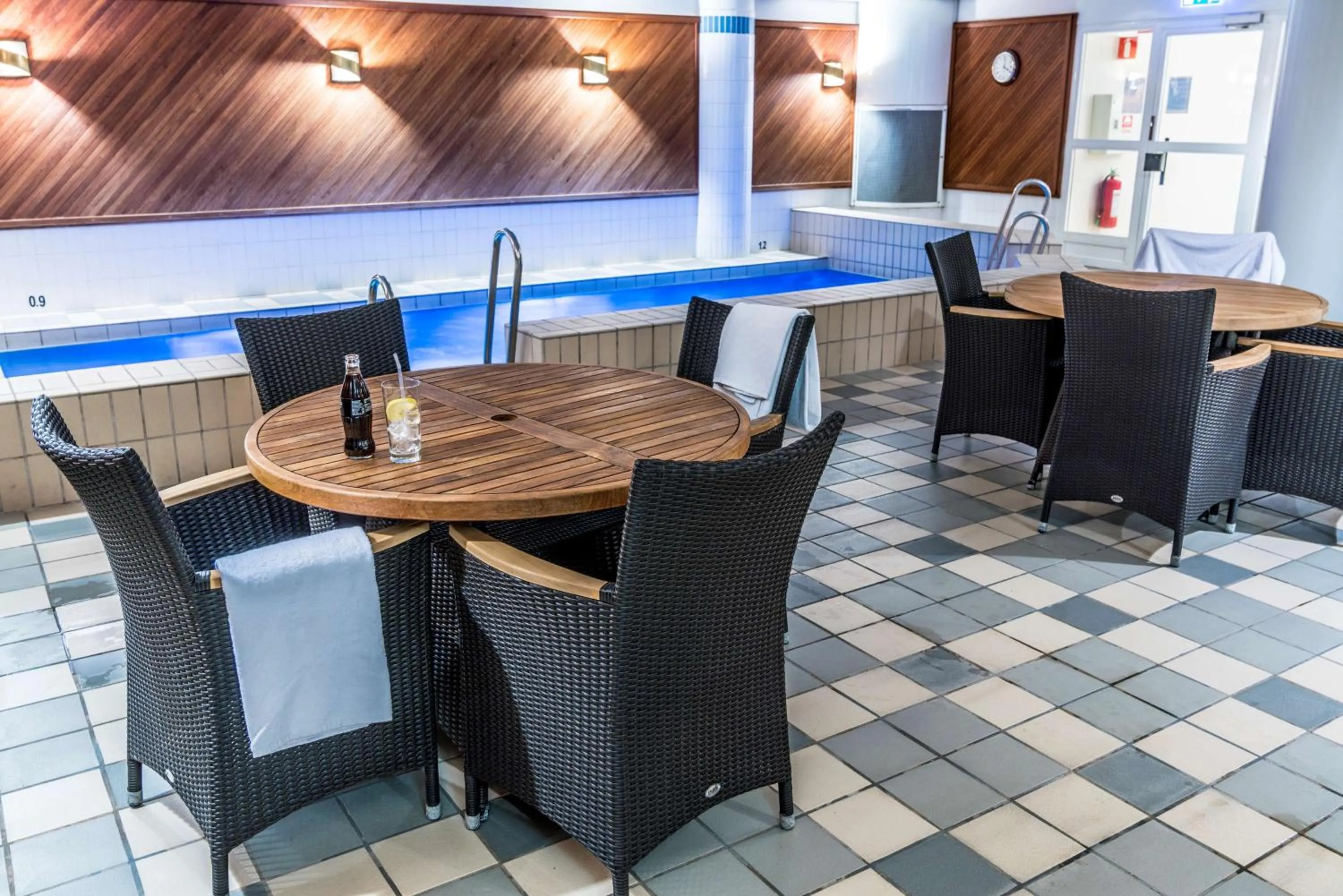 Pool view in Scandic Skellefteå