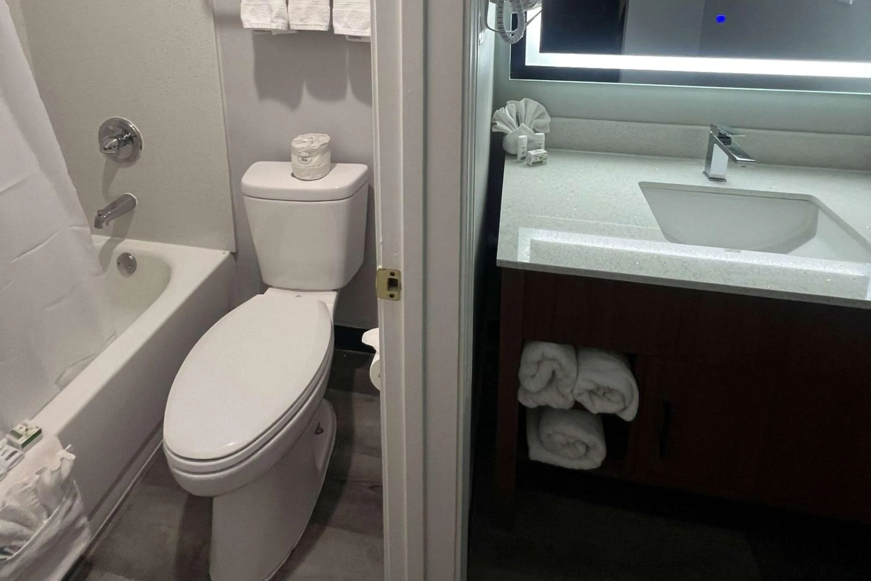 Bathroom in La Quinta Inn by Wyndham Amarillo Mid-City