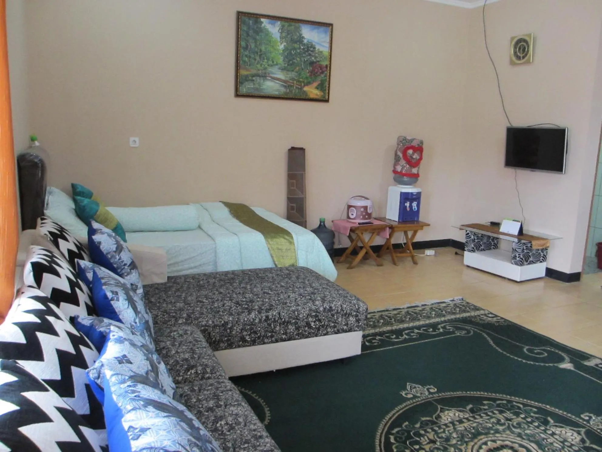 Bed in Lembur Incu Syariah Villa & Resto