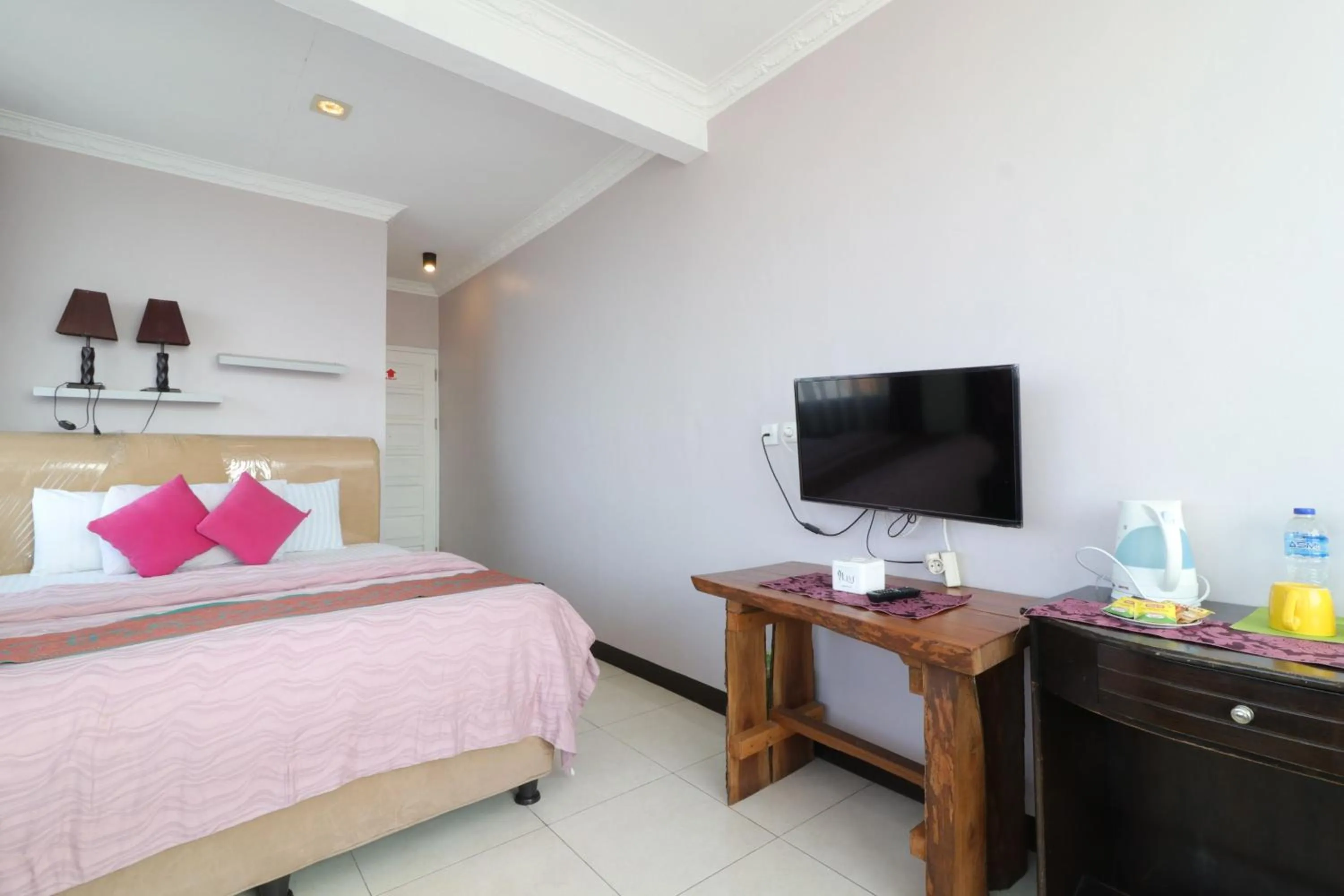 Bed in Lembur Incu Syariah Villa & Resto