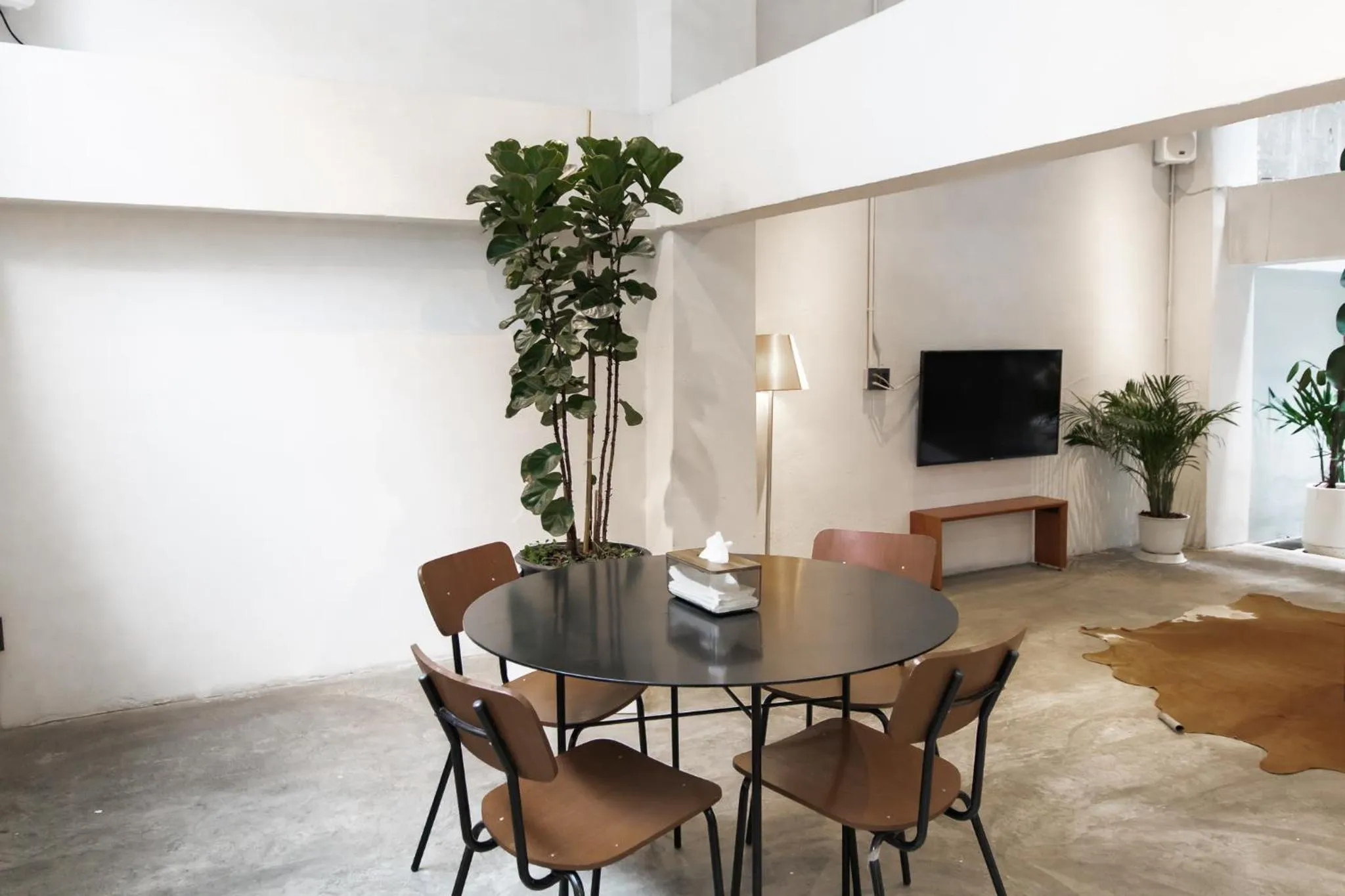 Communal lounge/ TV room in Chocolate box mint