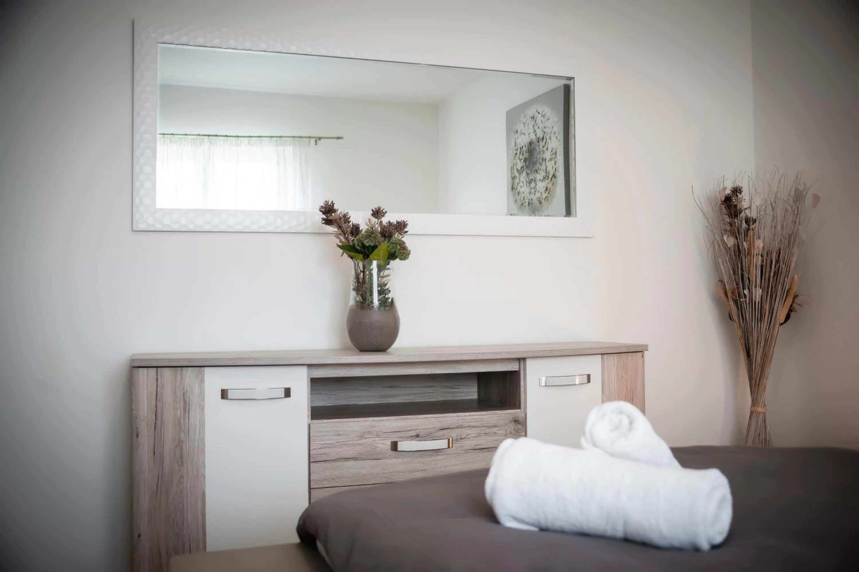 Decorative detail, Bed in Apartment Ivo