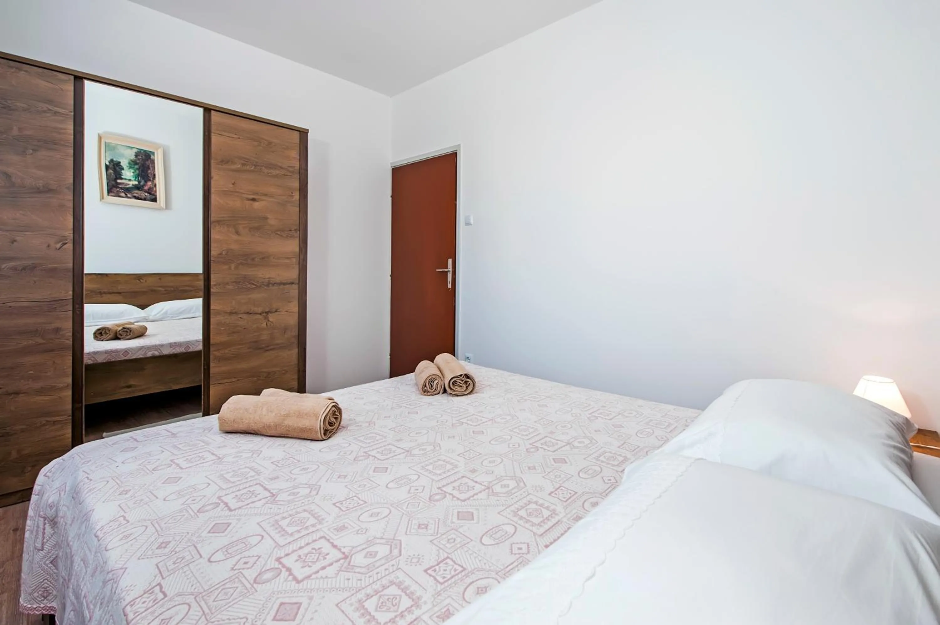Bed in Apartment Ivo