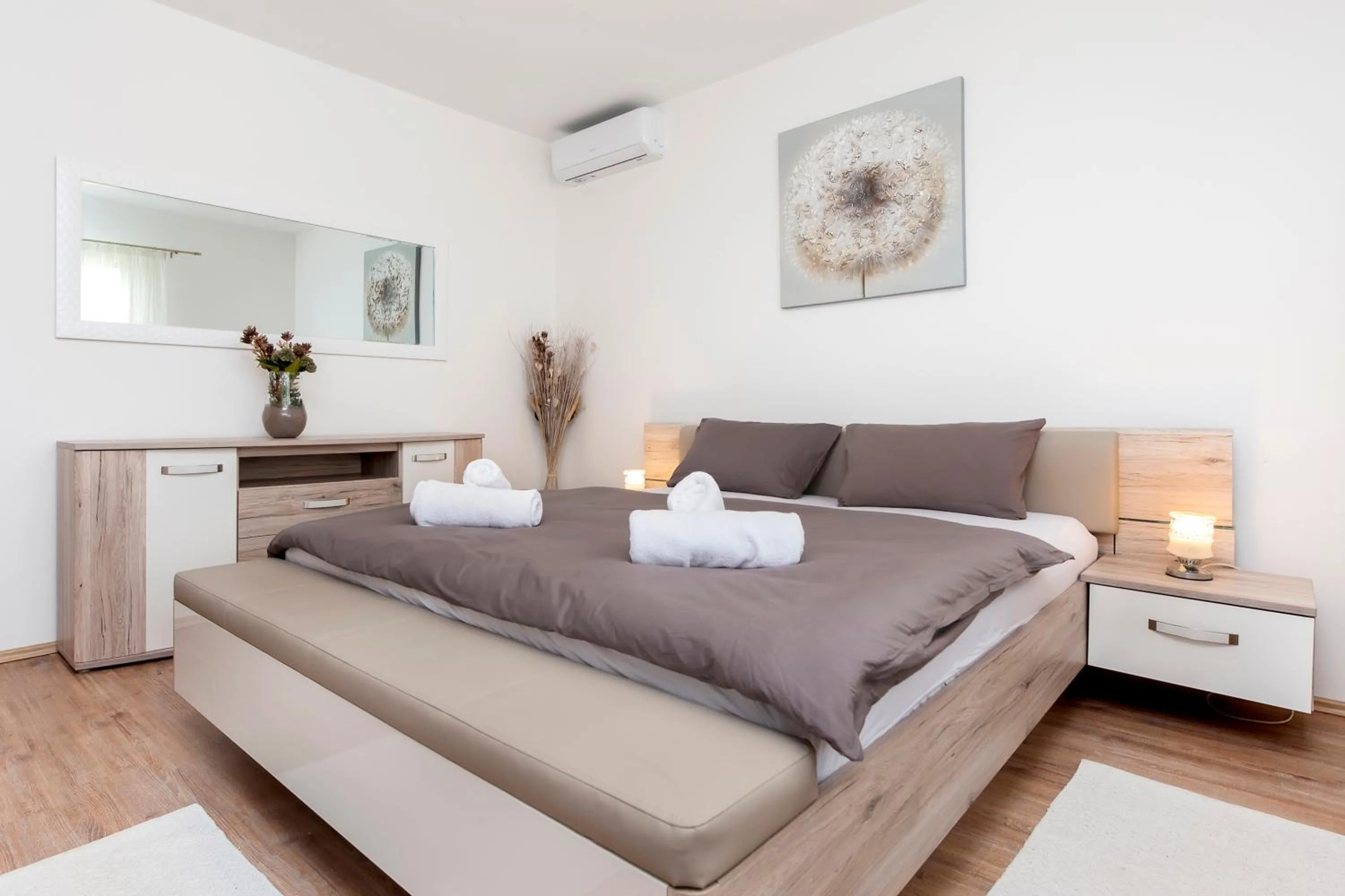 Bed in Apartment Ivo