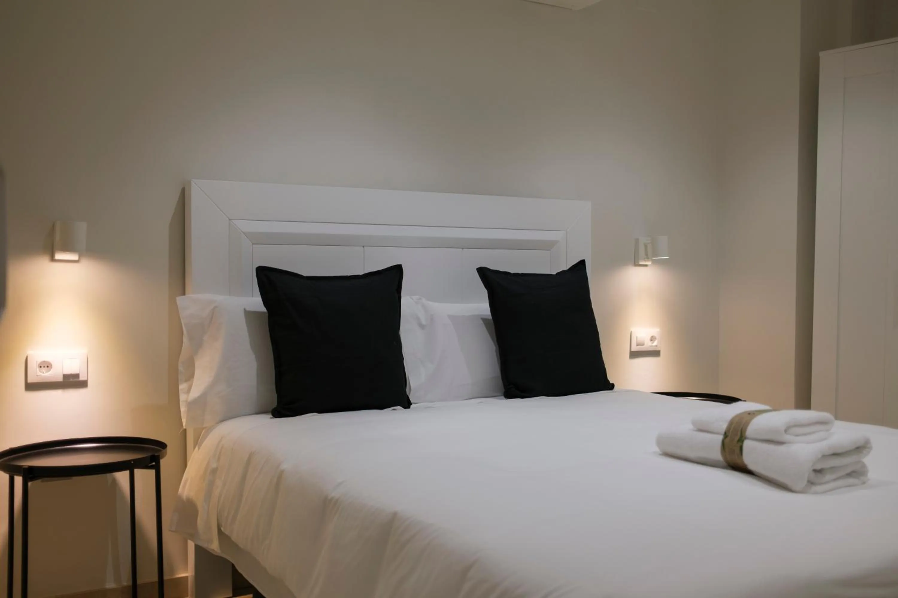 Bed in Hotel Bienvenidos Rooms Xàtiva